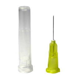 10 needle pack plus 10 sterile swabs - Terumo AGANI Needle 30G Yellow x 0.5" 
