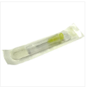 10 needle pack plus 10 sterile swabs - Terumo AGANI Needle 30G Yellow x 0.5" 