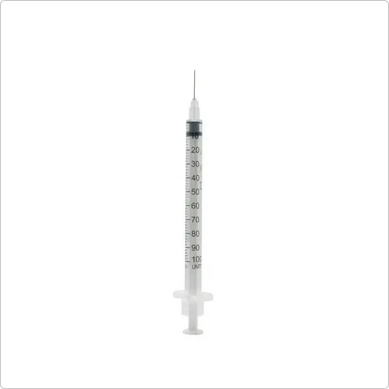 20 Syringe swab kit - Acufine 30g x 1/2″ (0.33mm x 12mm) U-100 Individually wrapped 20 White Syringes plus 20 sterile swabs kit