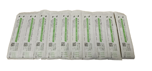 20 Syringe swab kit - Acufine 30g x 1/2″ (0.33mm x 12mm)  U-100 Green 20 Individually wrapped syringes pack plus 20 sterile swabs kit  