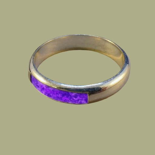 Ladies Silver Channel Ring 