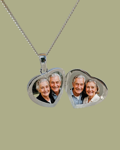 Silver Heart Locket