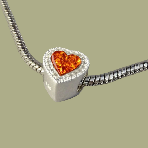 Solid Silver 925 Heart Charm