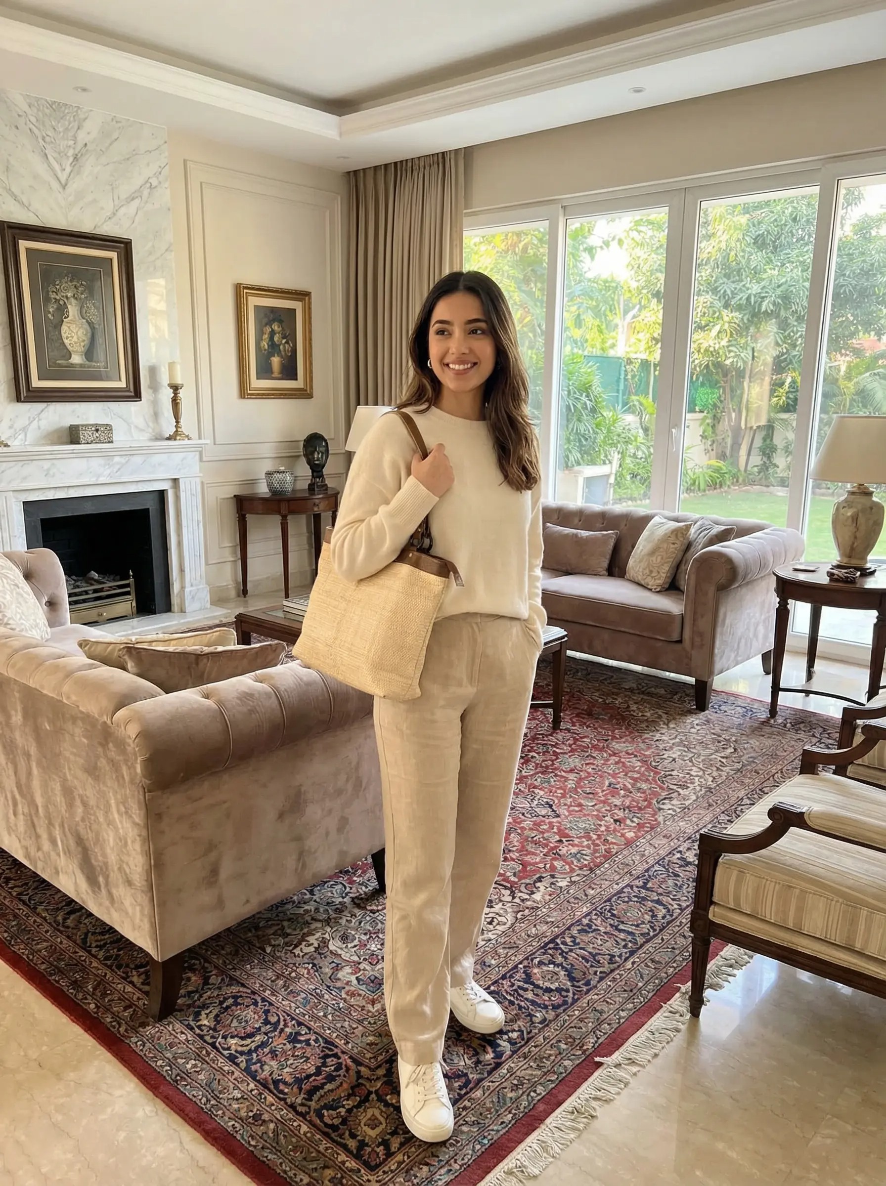 Bolsa De Palha Feminina Sofisticada Para Viagens E Cotidiano