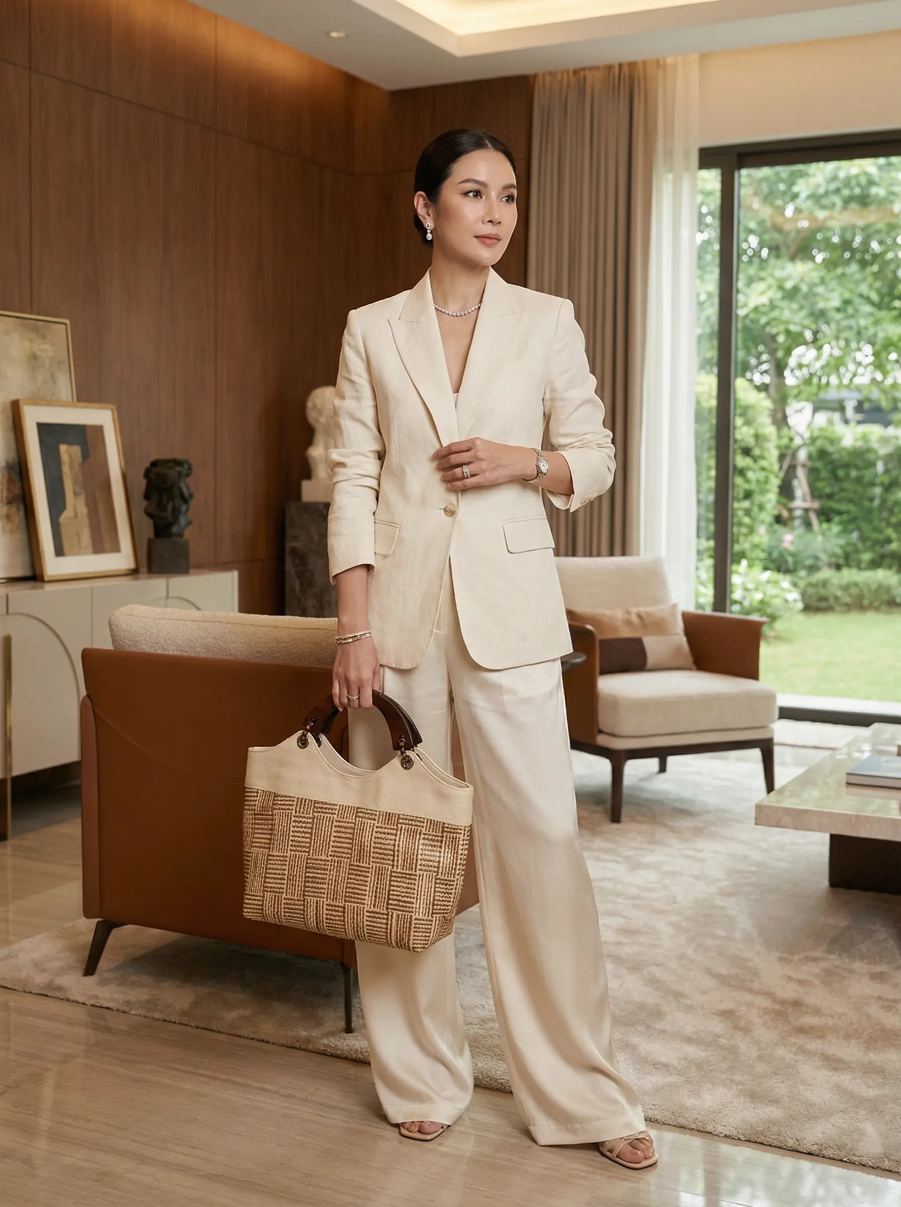 Bolsa Exclusiva Artesanal de Palha 