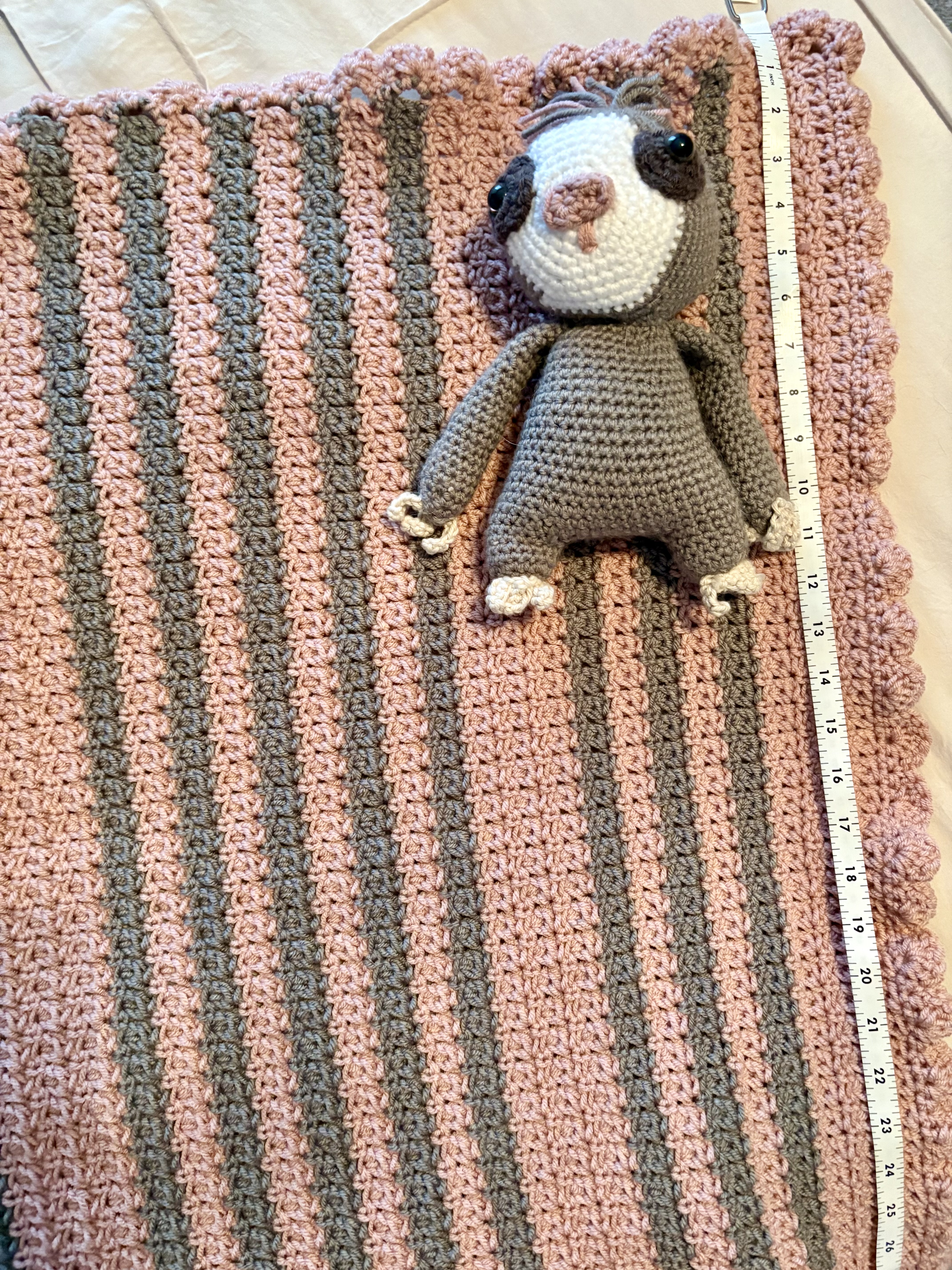 Rosy Cloud Baby Blanket