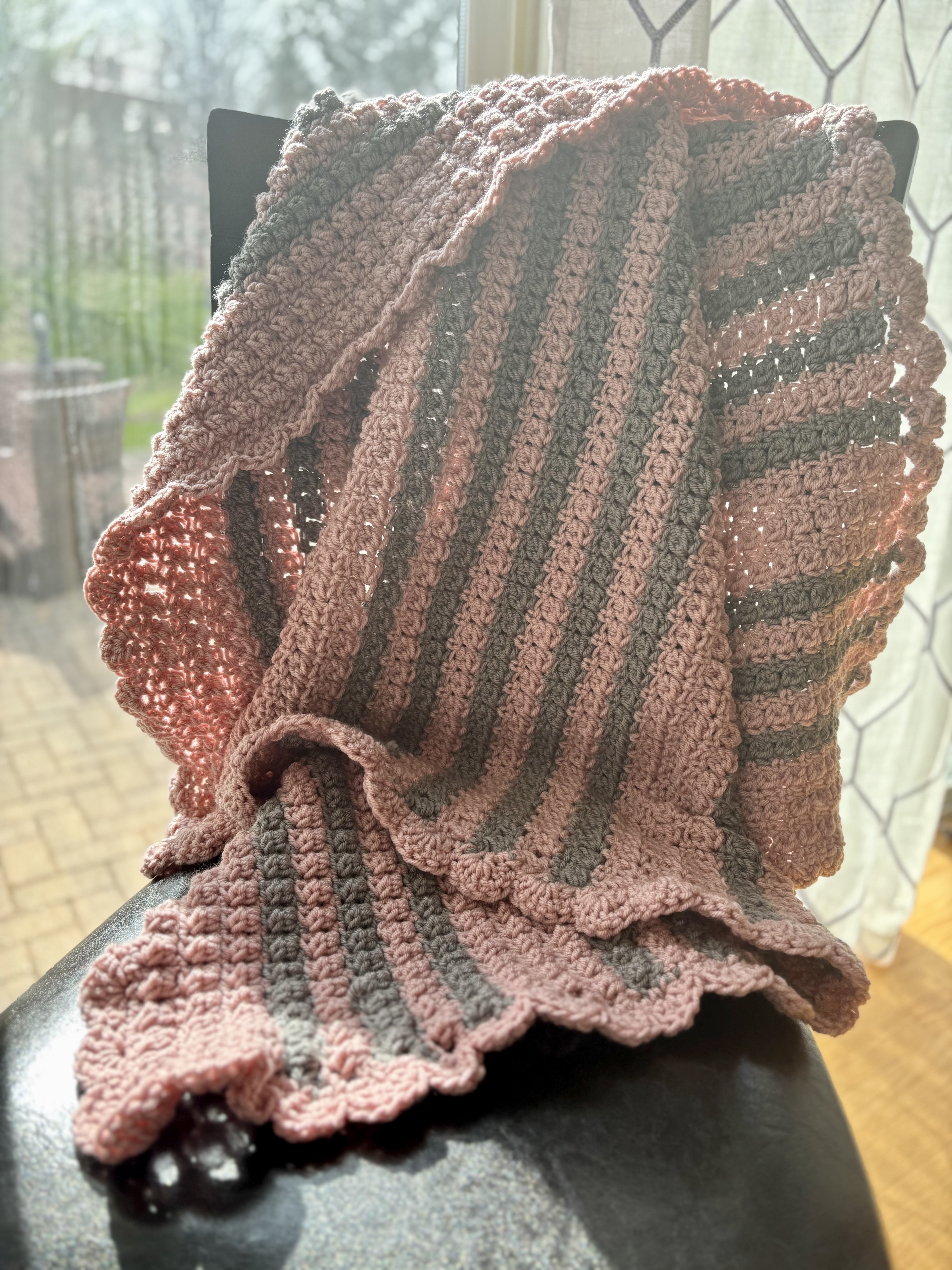 Rosy Cloud Baby Blanket