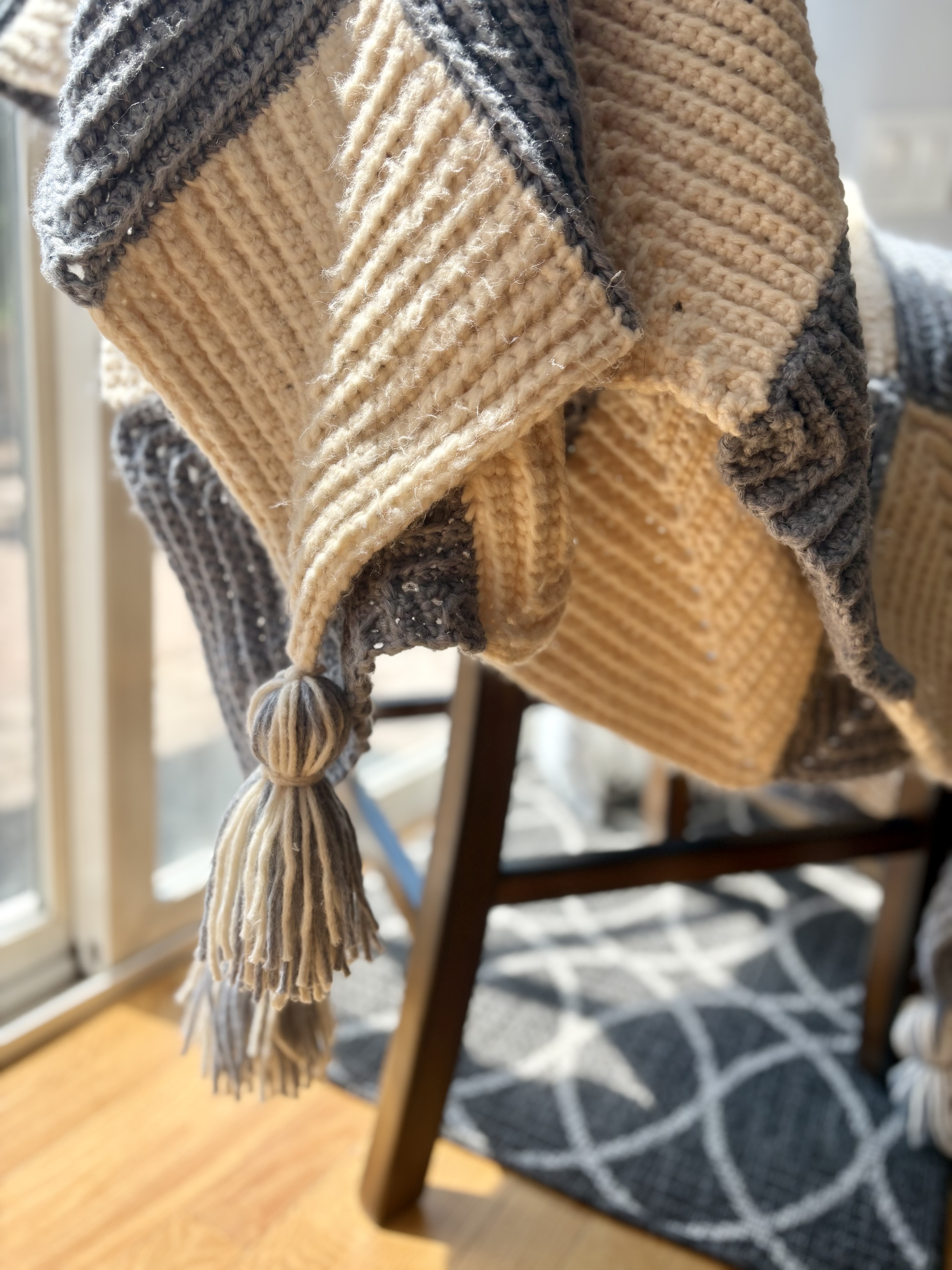 Twilight Chess Blanket Crochet Pattern