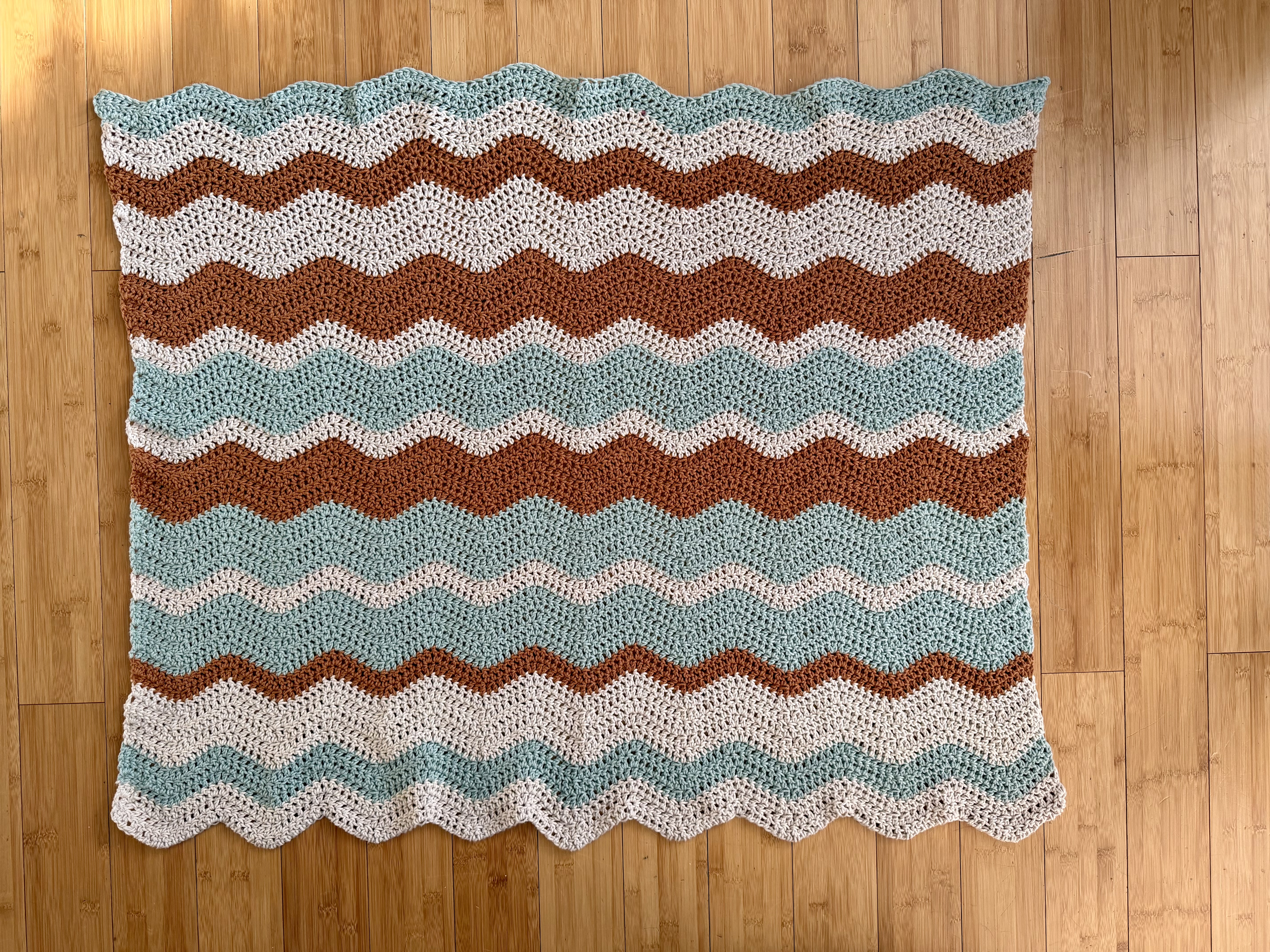 Scandinavian Forest Baby Blanket Crochet Pattern