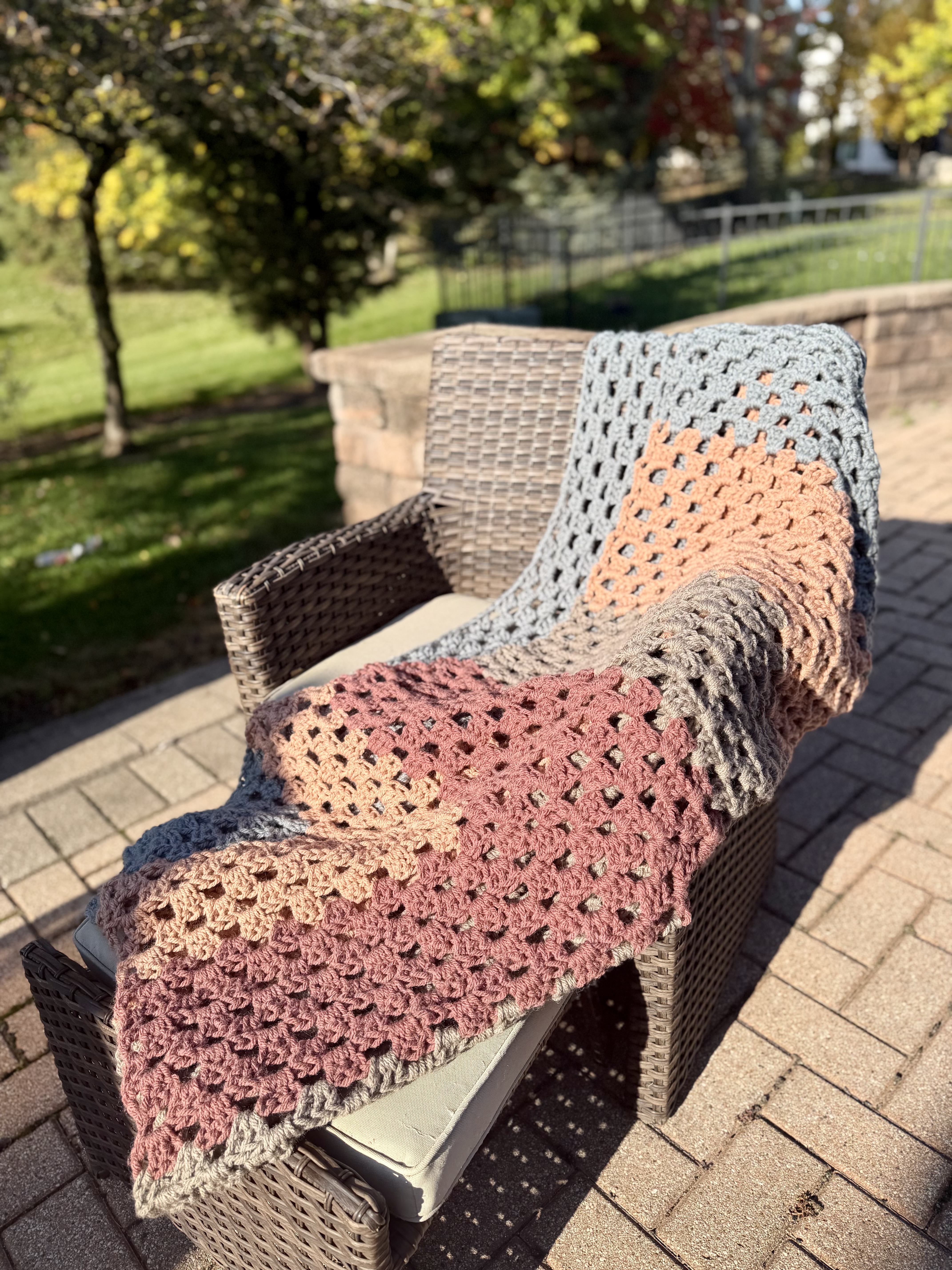 Golden Hour Blanket Crochet Pattern