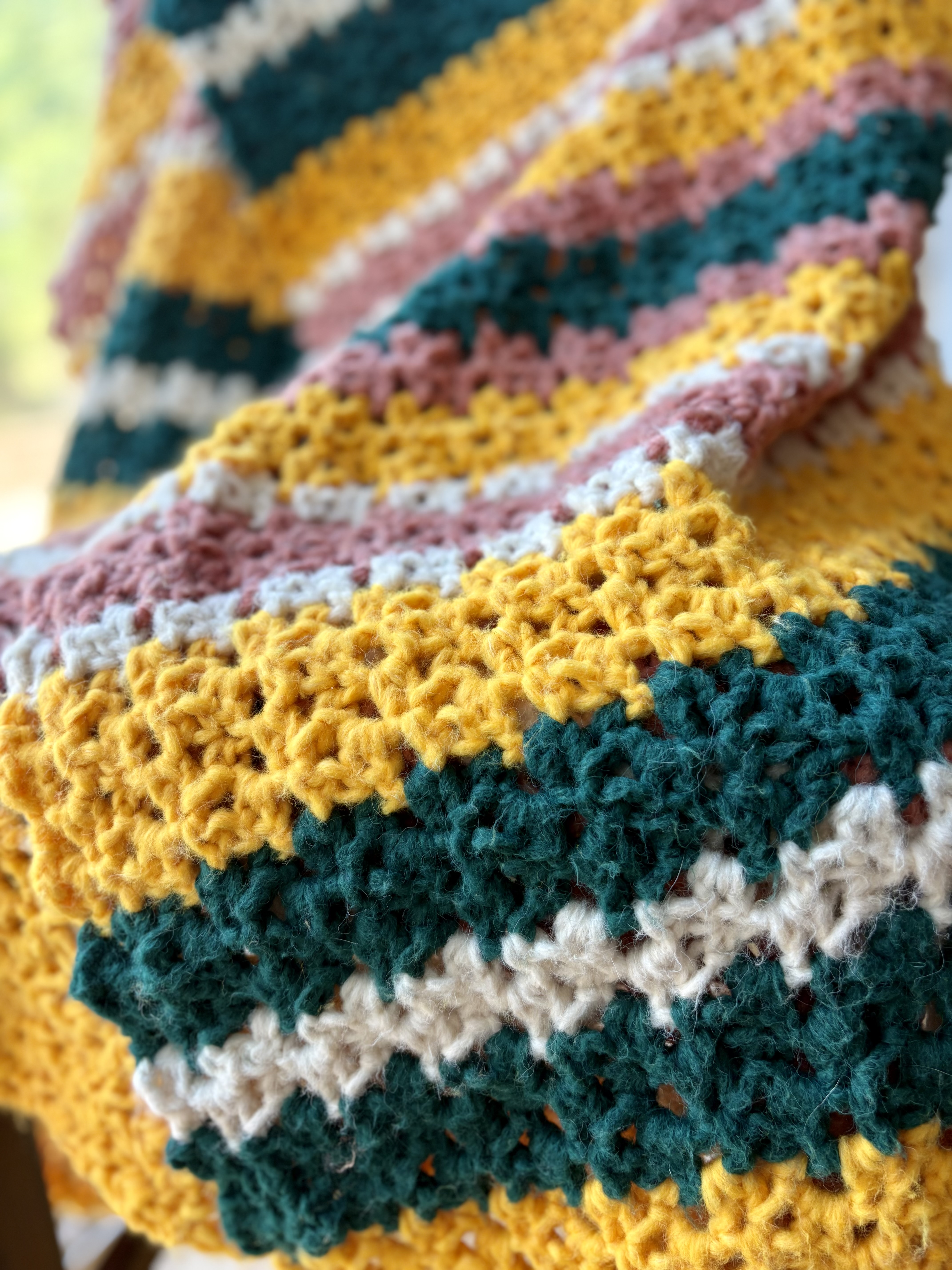 Sunflower Fields Blanket Crochet Pattern