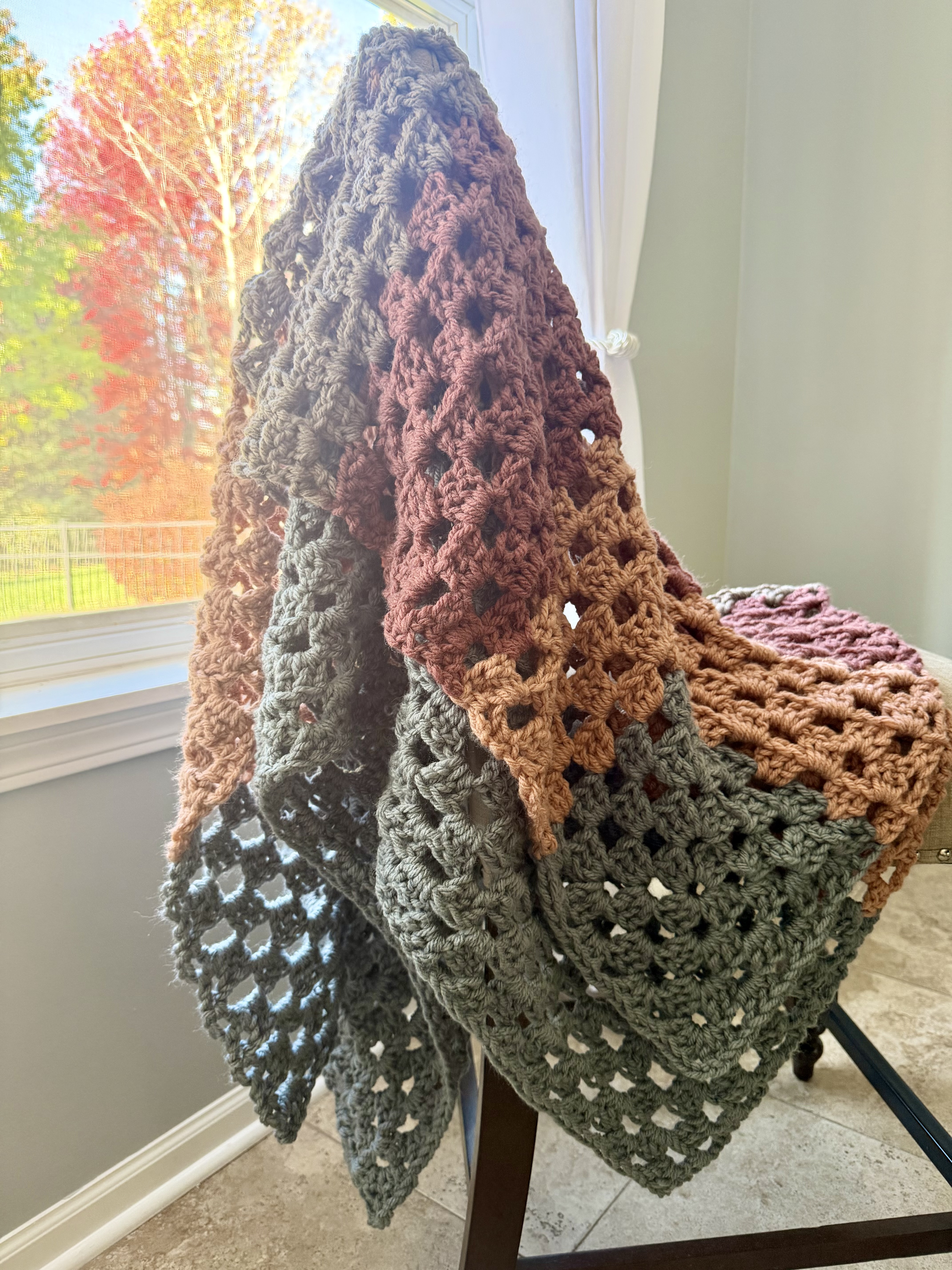 Golden Hour Blanket Crochet Pattern