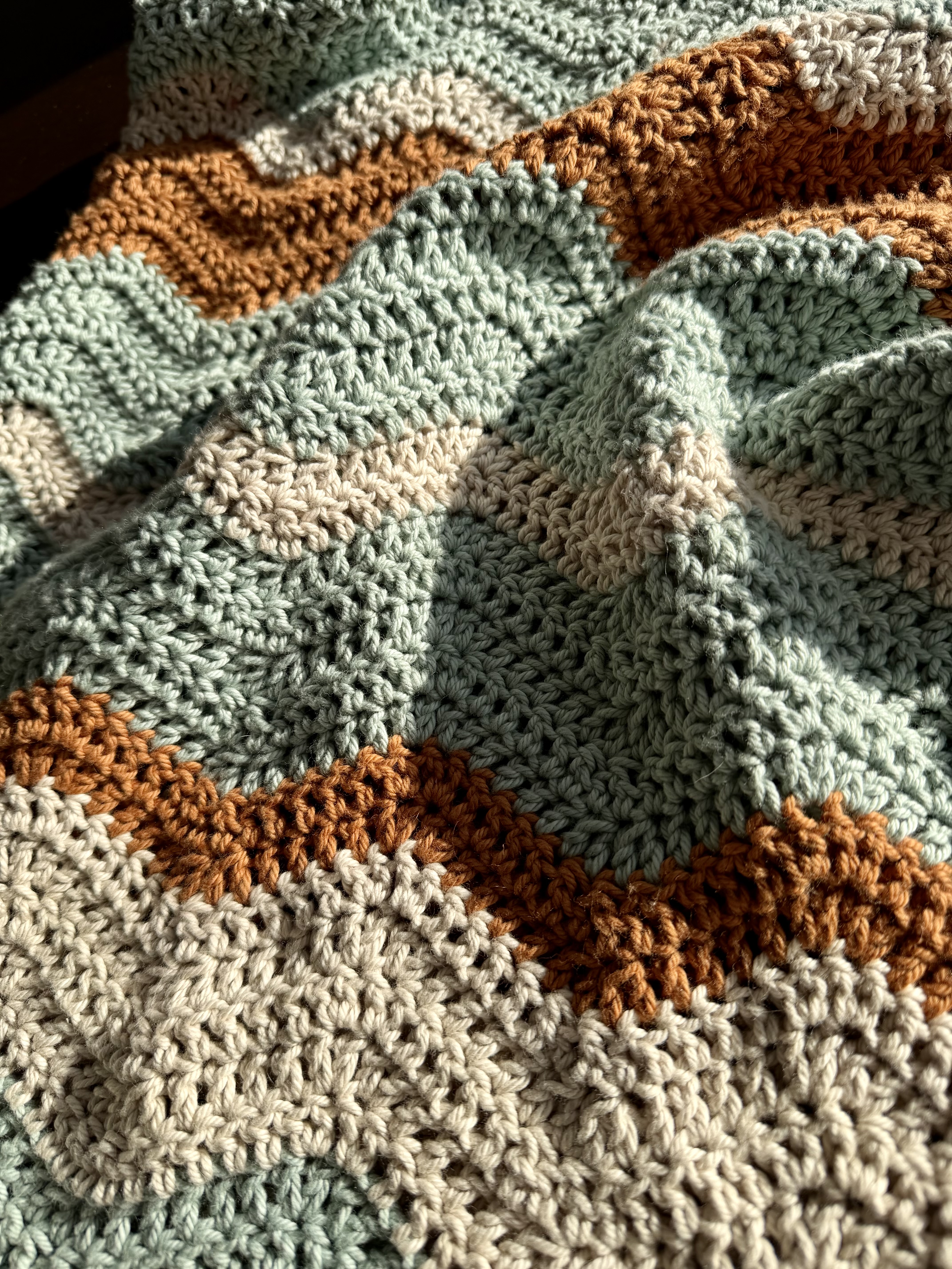 Scandinavian Forest Baby Blanket Crochet Pattern