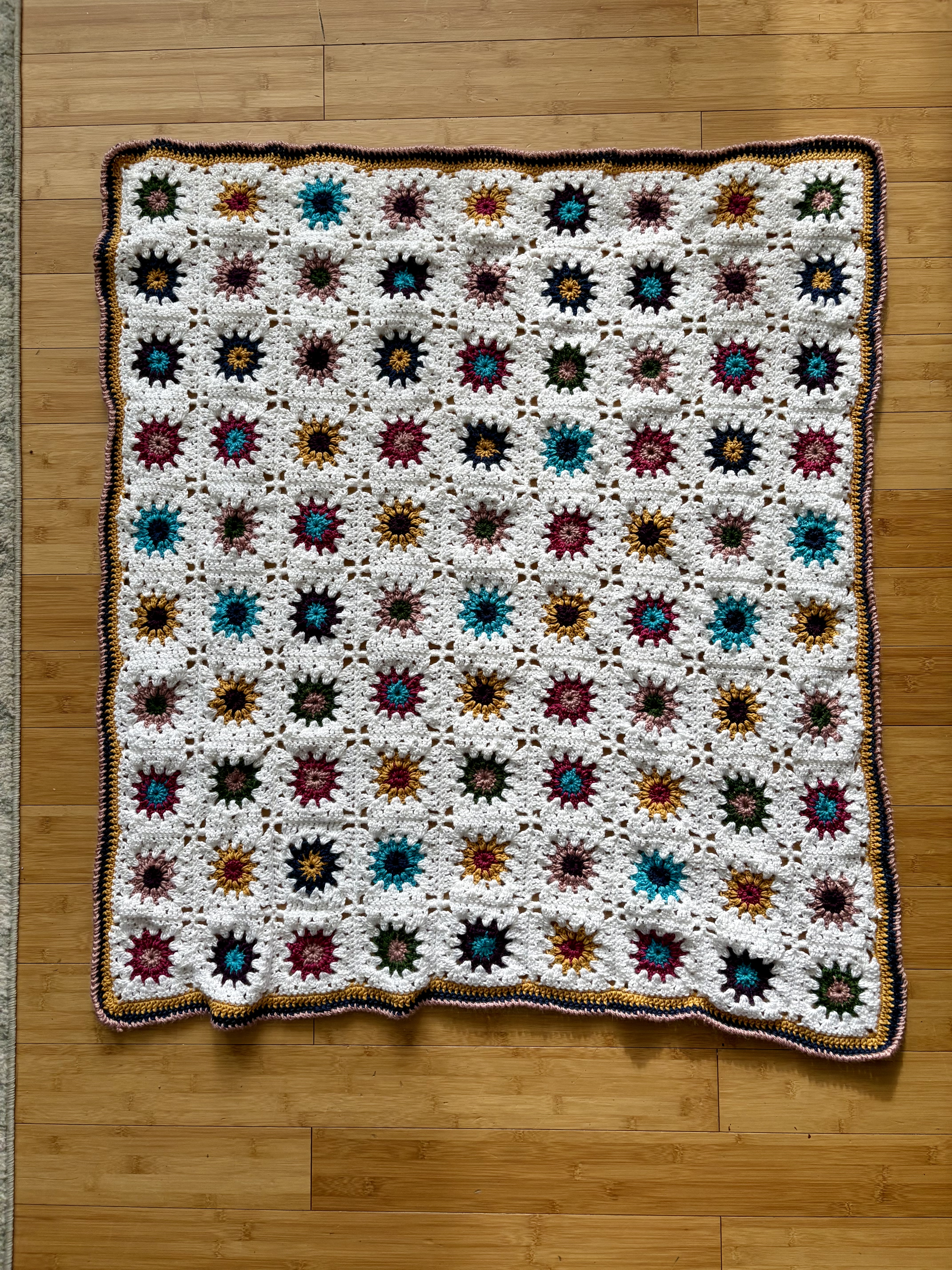 Margie’s Magical Garden Blanket Crochet Pattern