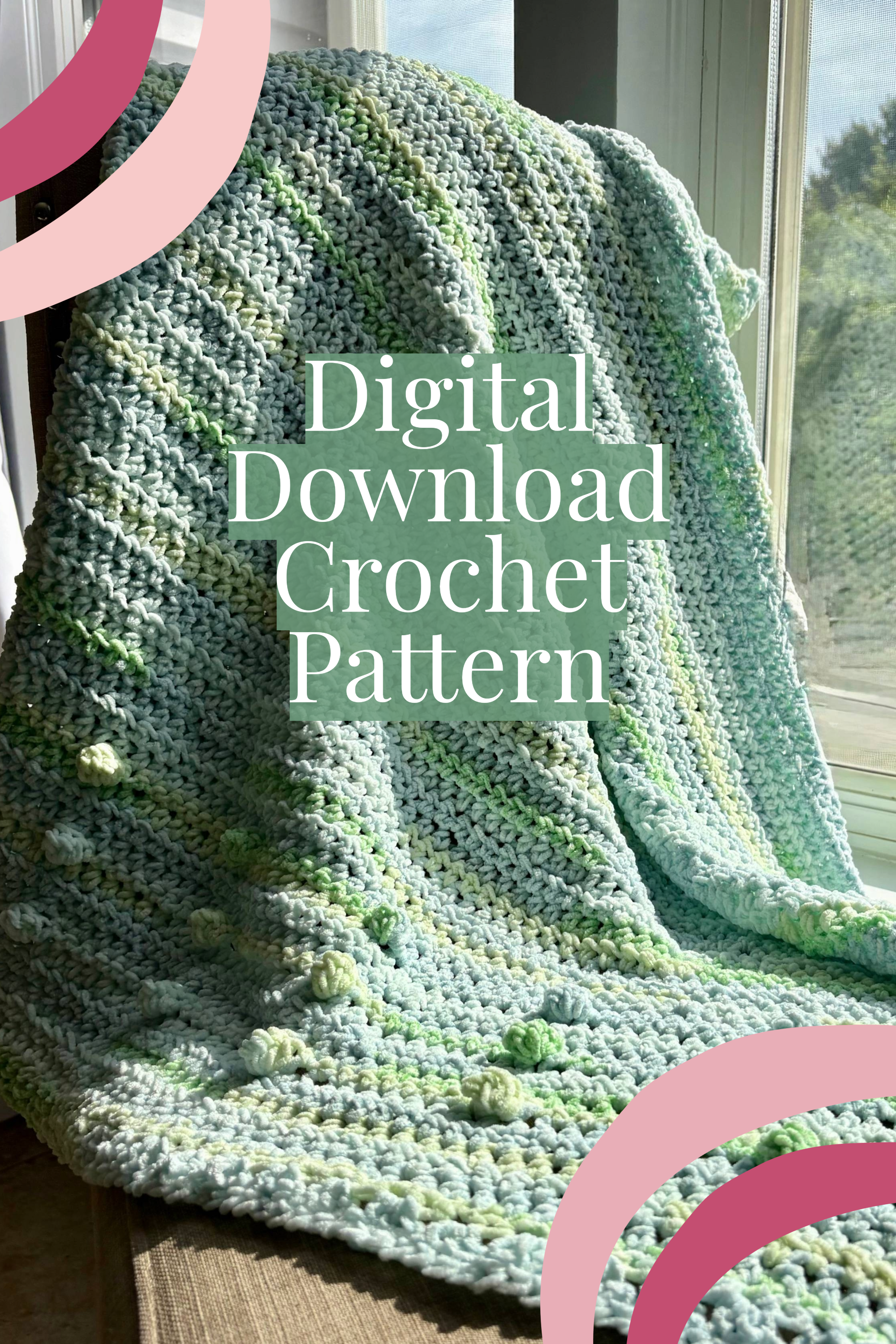 Lil' Sprout Baby Blanket Crochet Pattern