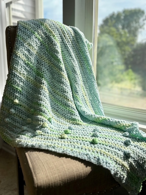 Lil' Sprout Baby Blanket Crochet Pattern