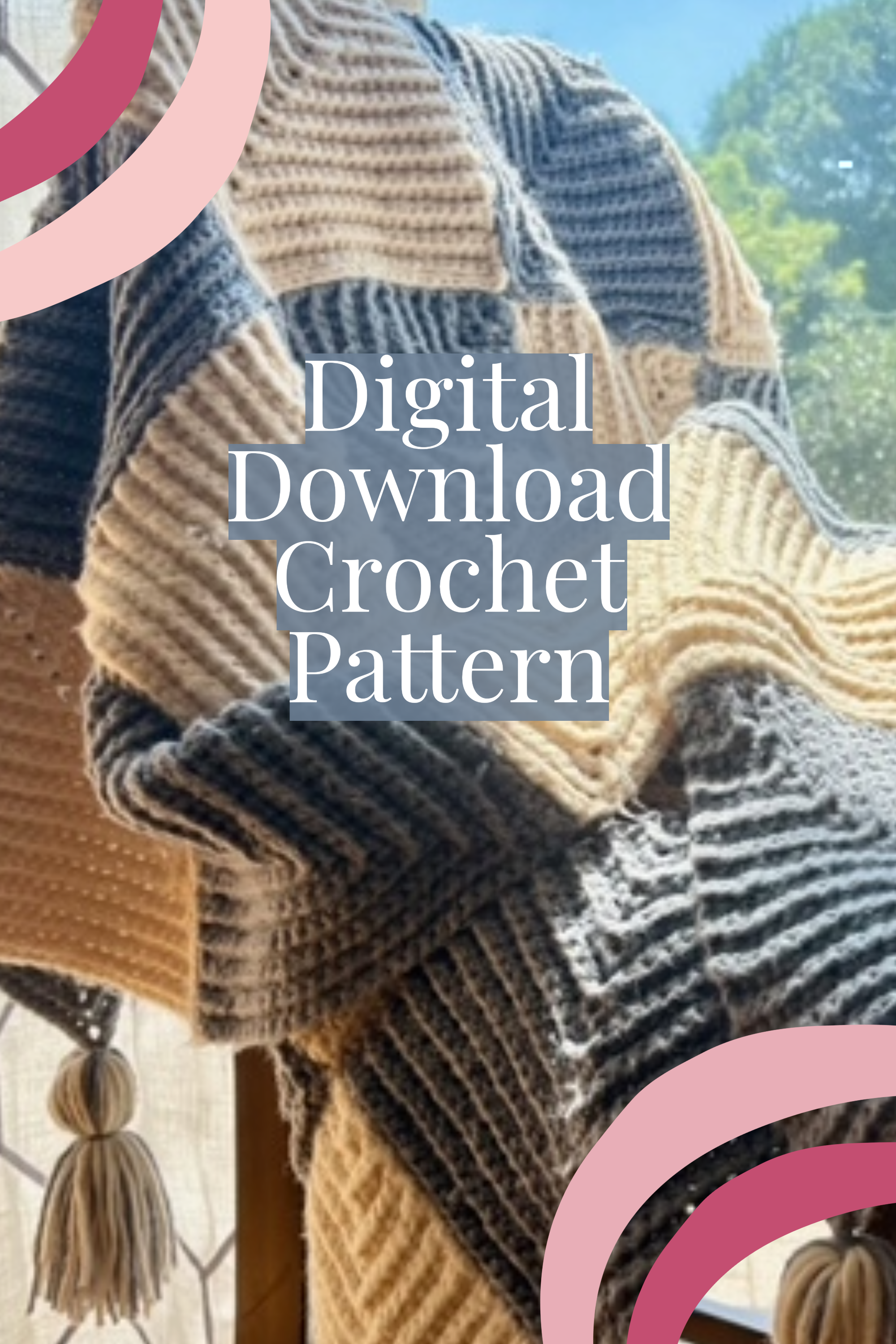 Twilight Chess Blanket Crochet Pattern