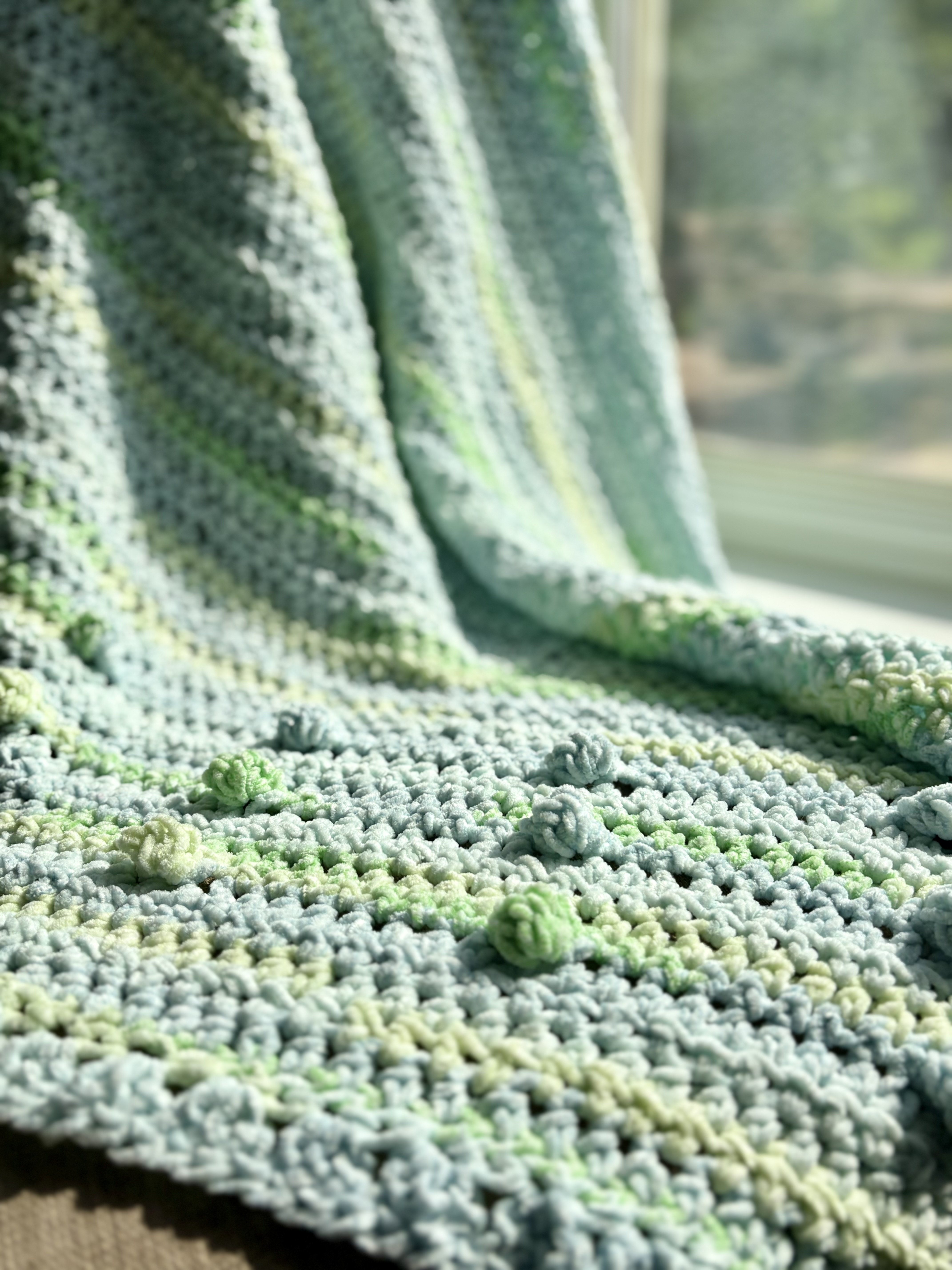 Lil' Sprout Baby Blanket Crochet Pattern