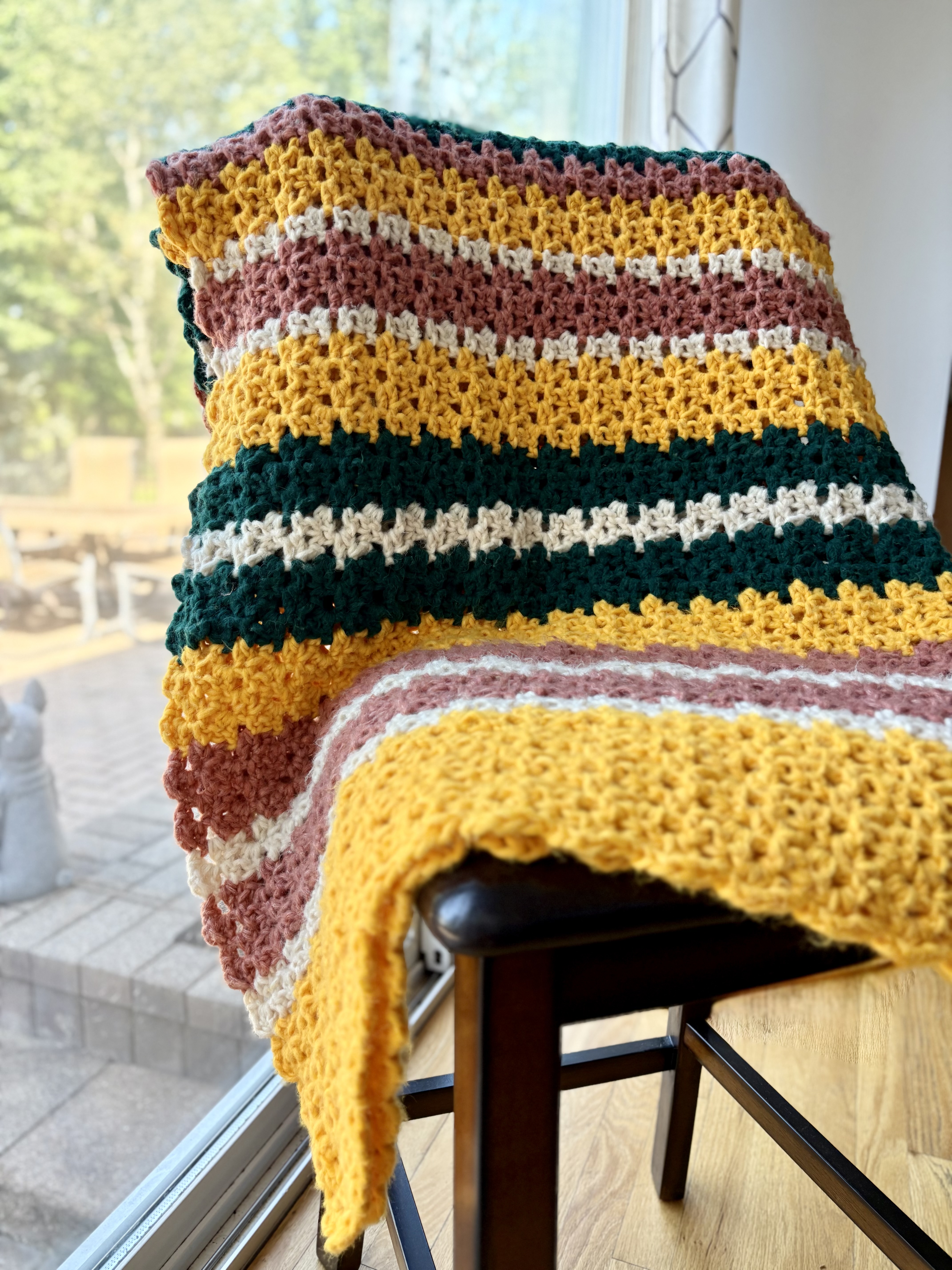 Sunflower Fields Crochet Blanket
