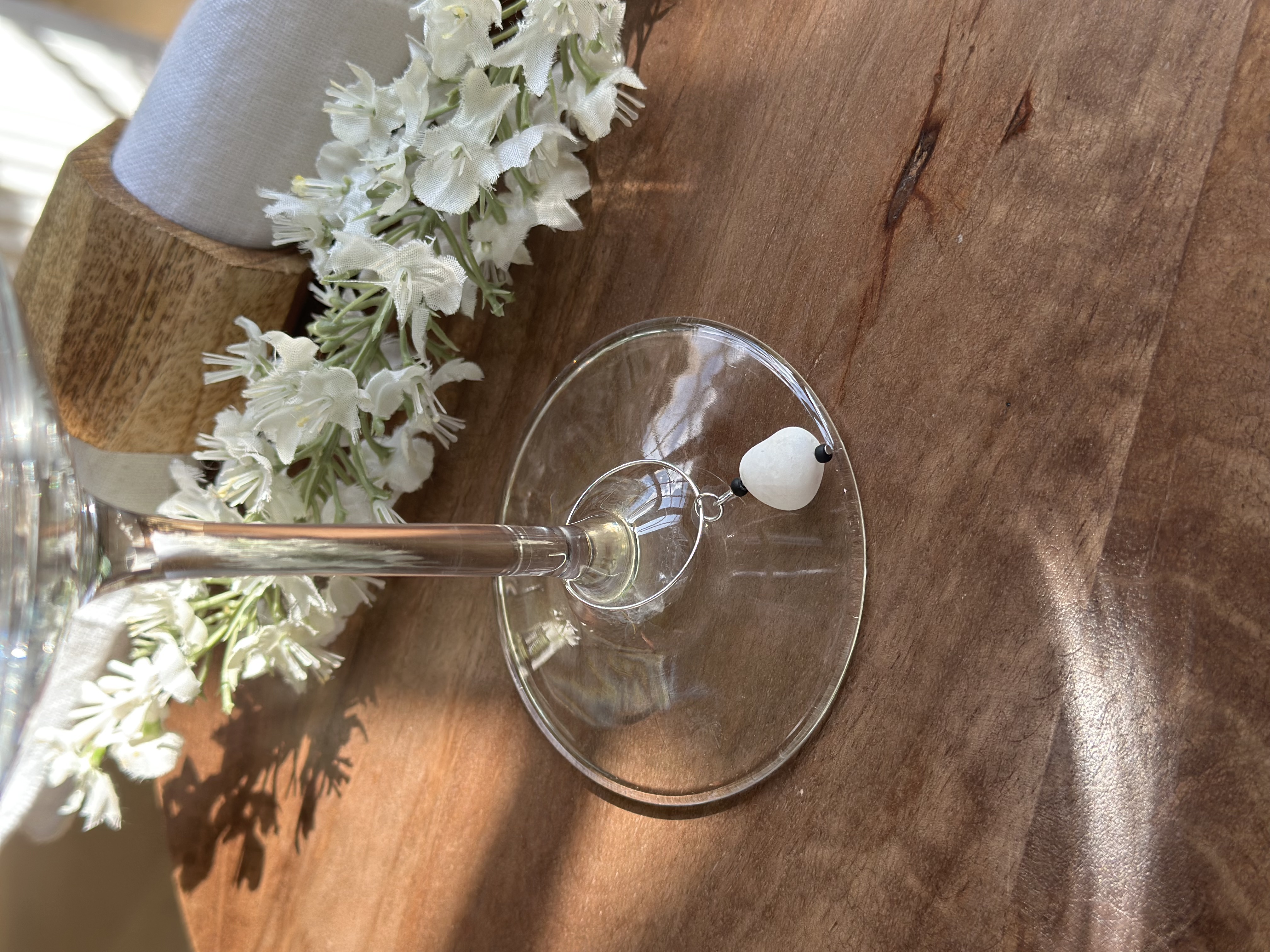 Simple Chic White Wine Charm called "Iceberg"
