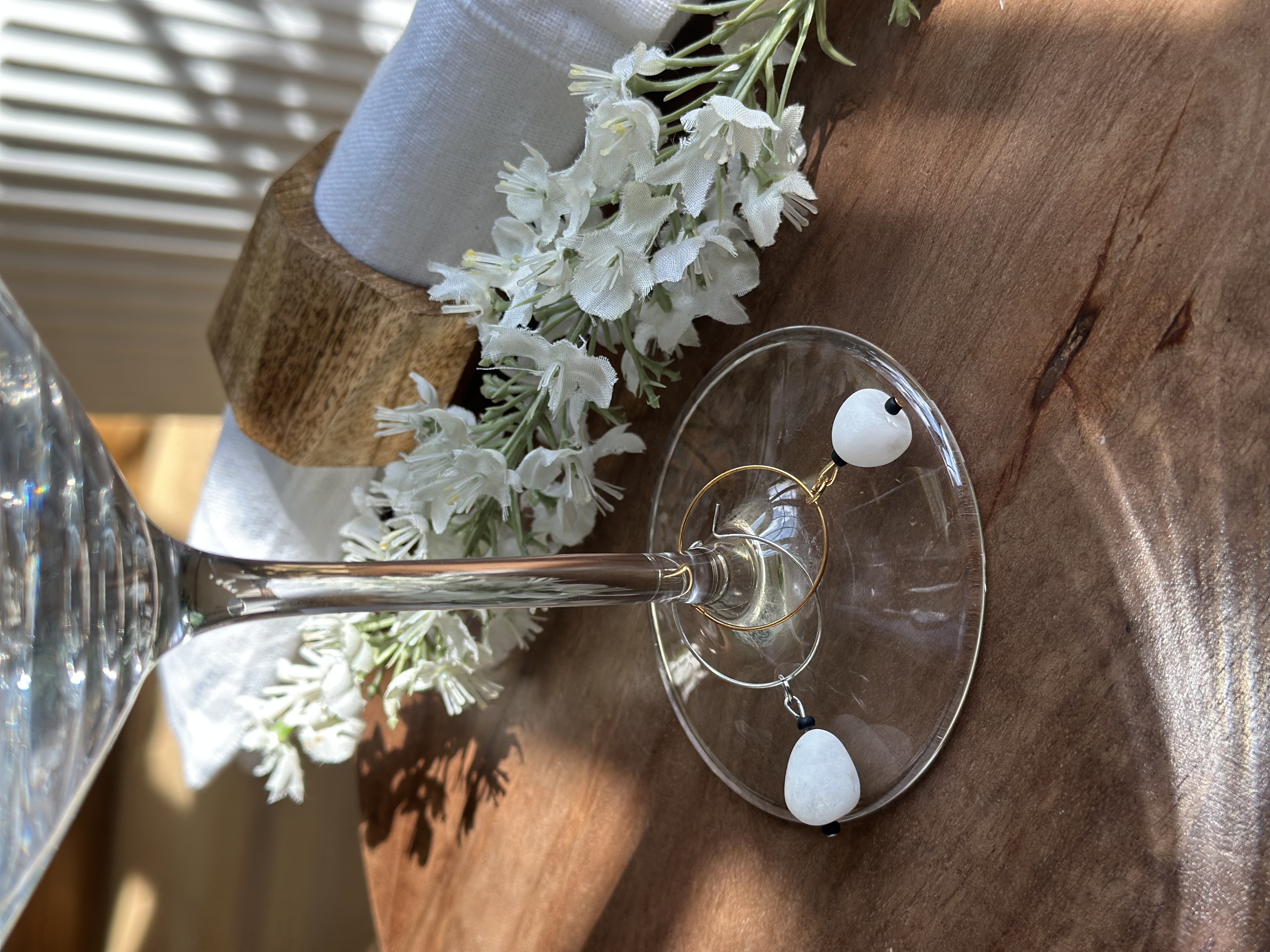 Simple Chic White Wine Charm called "Iceberg"
