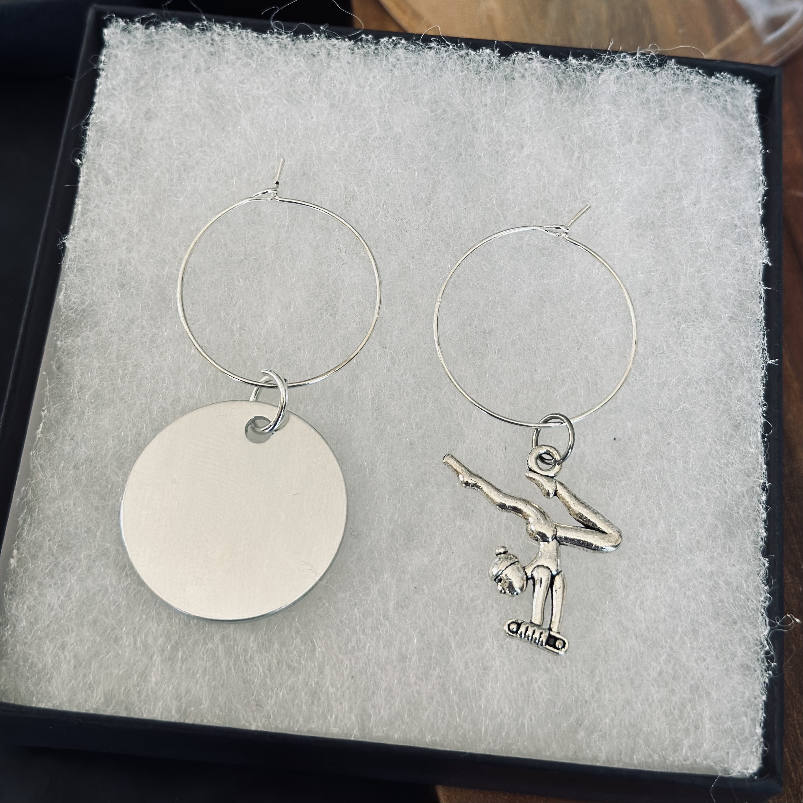 Gymnastics Wine Charms - 2, 3, and 4 piece set
