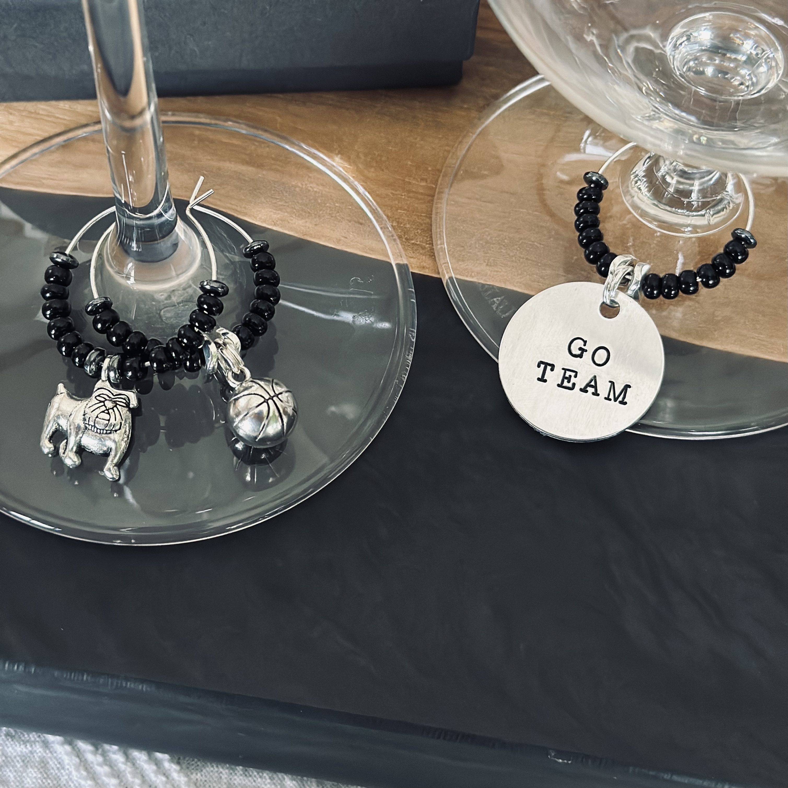 Fully Customizable Basketball Wine Charms