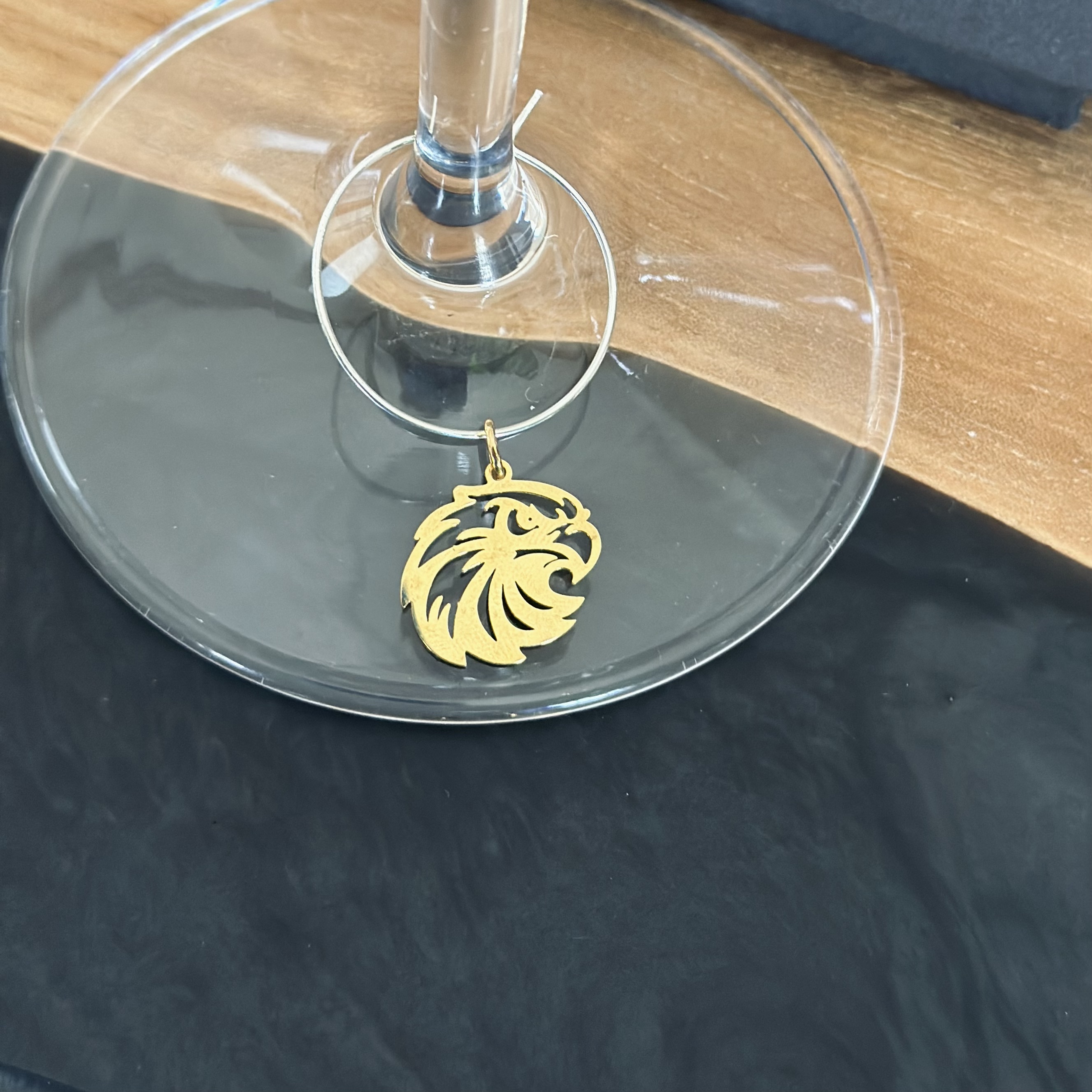 Eagle Wine Charm 