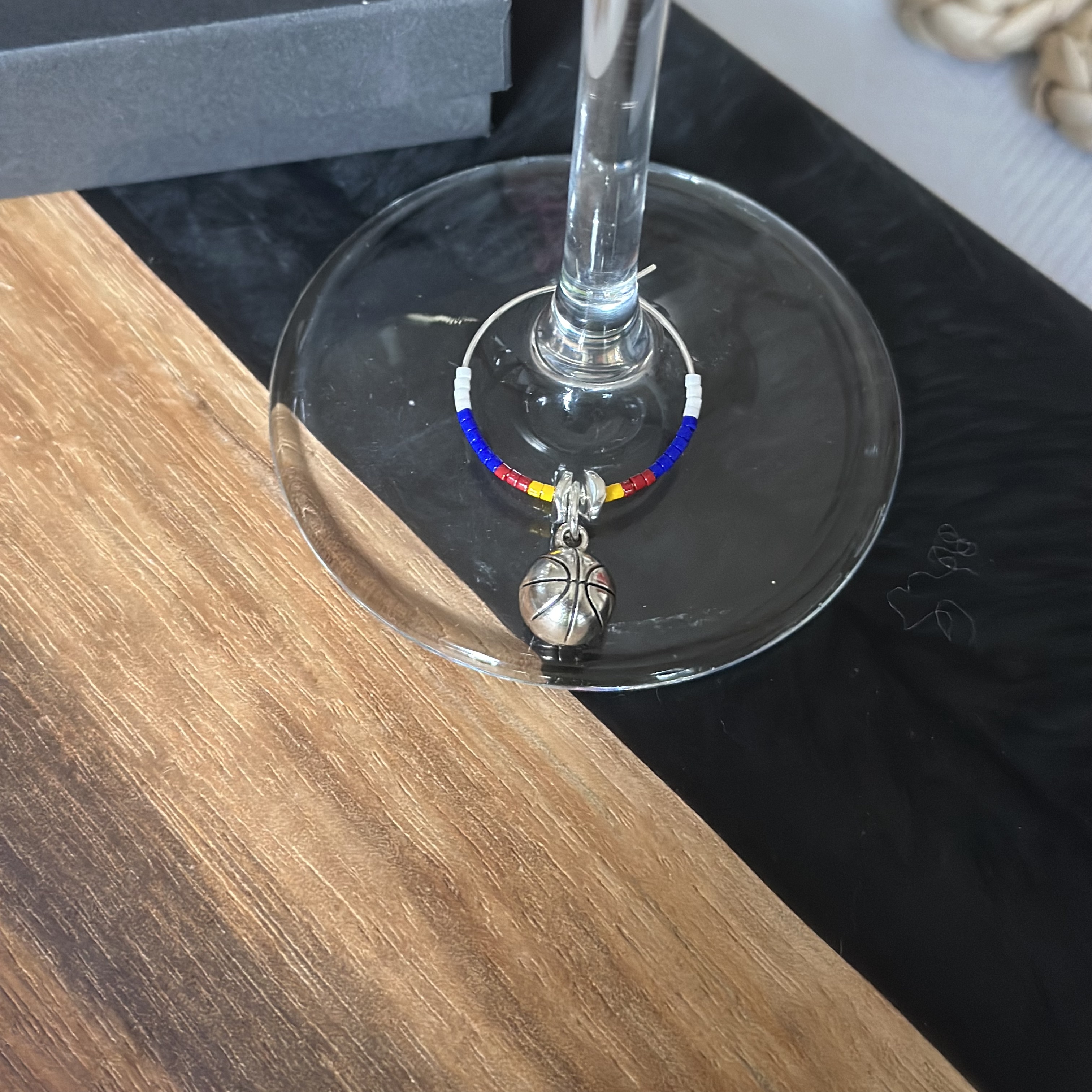 Upgraded Japanese beads for wine charms 