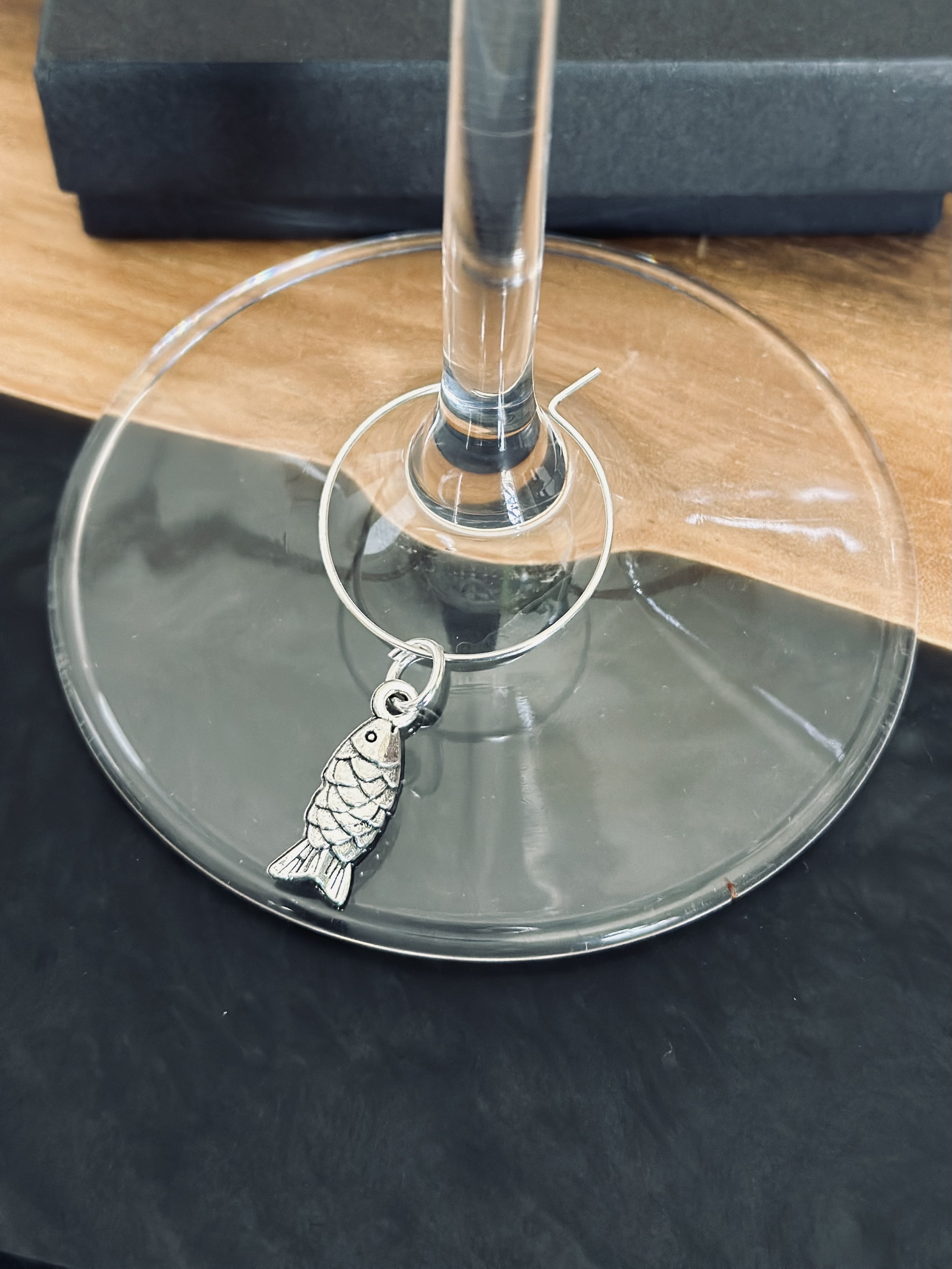 Fish Wine Glass Charm