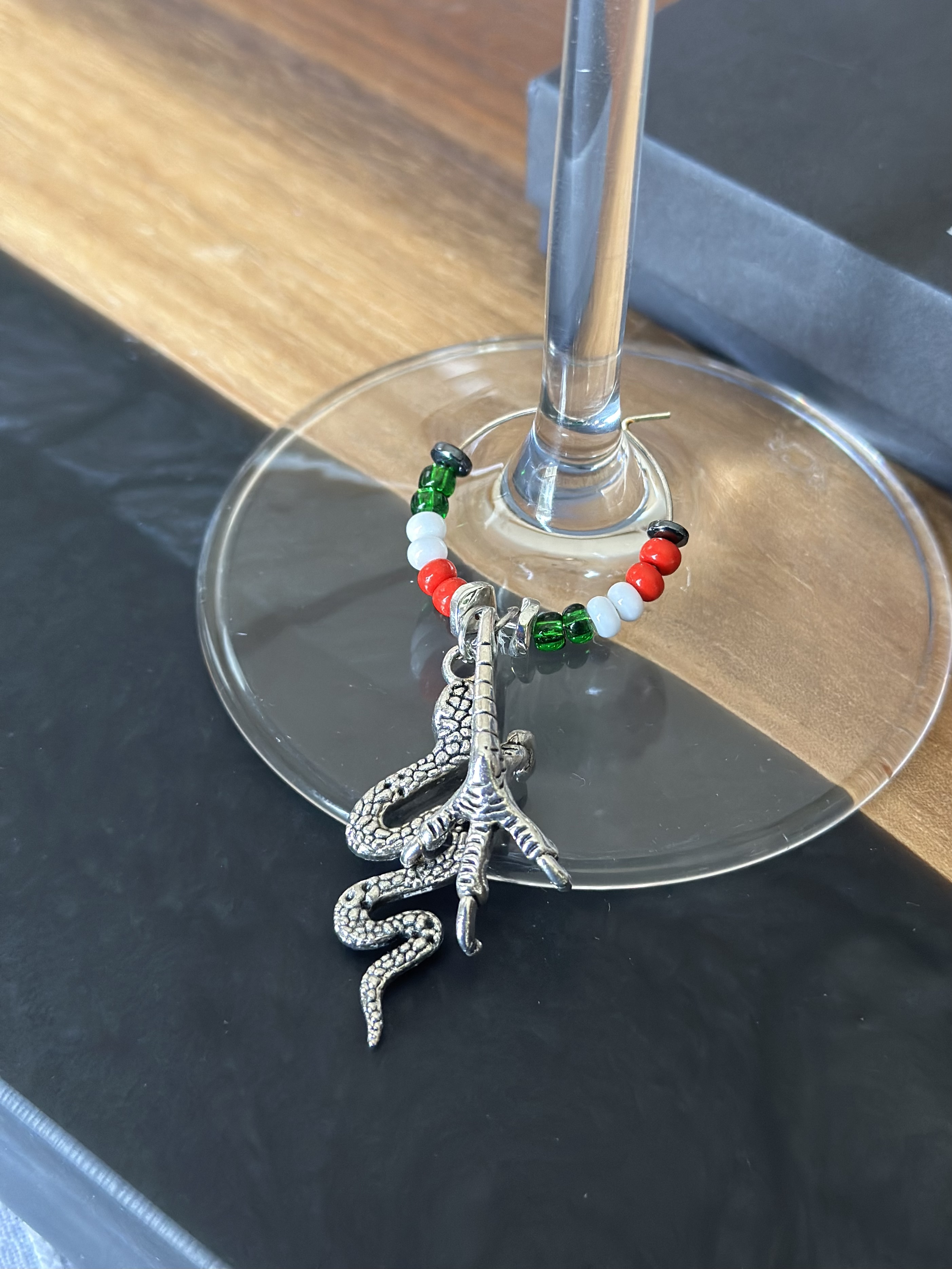 Bird Claw Wine Glass Charm