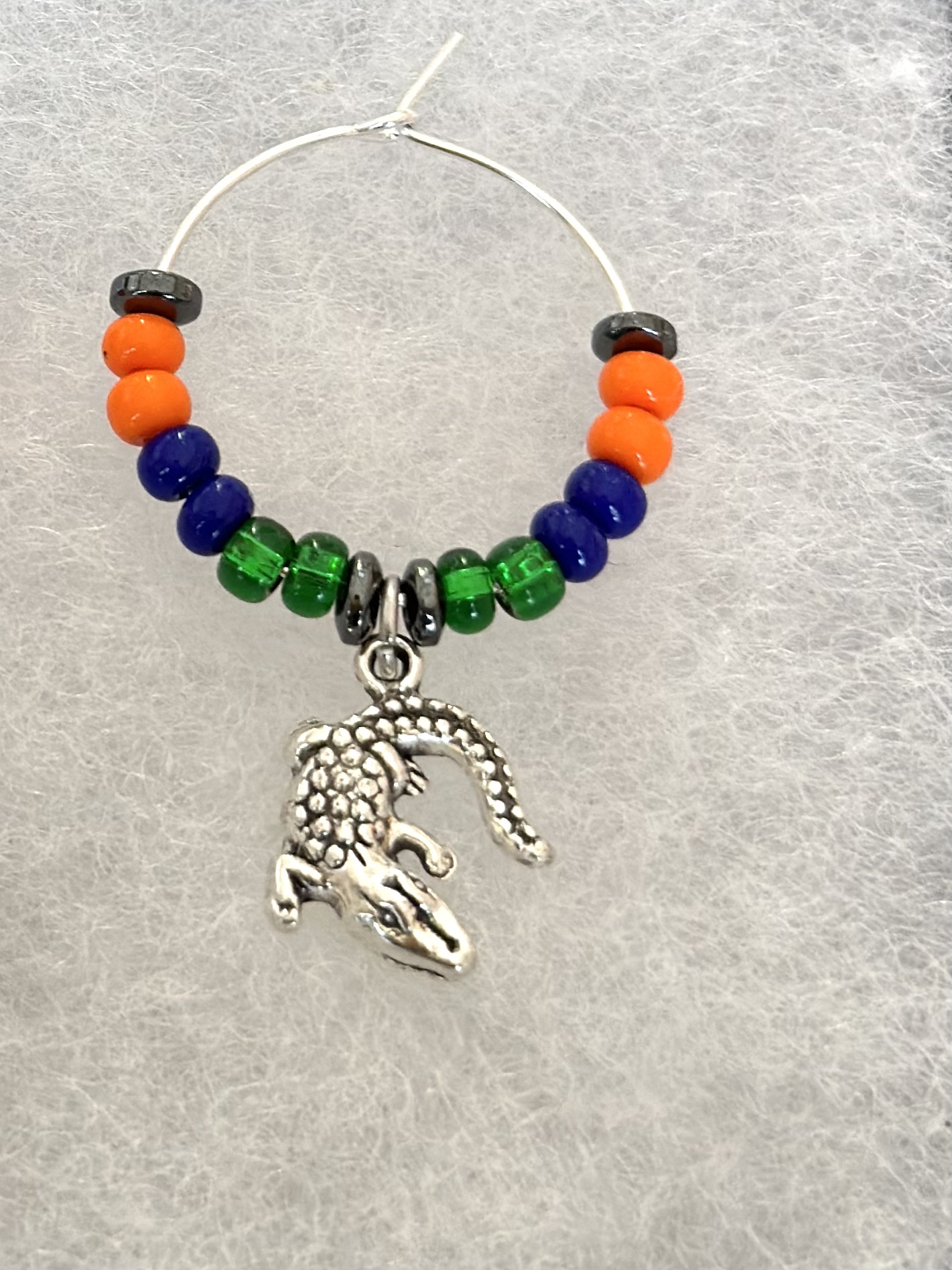Gator / Alligator Wine Glass Charm