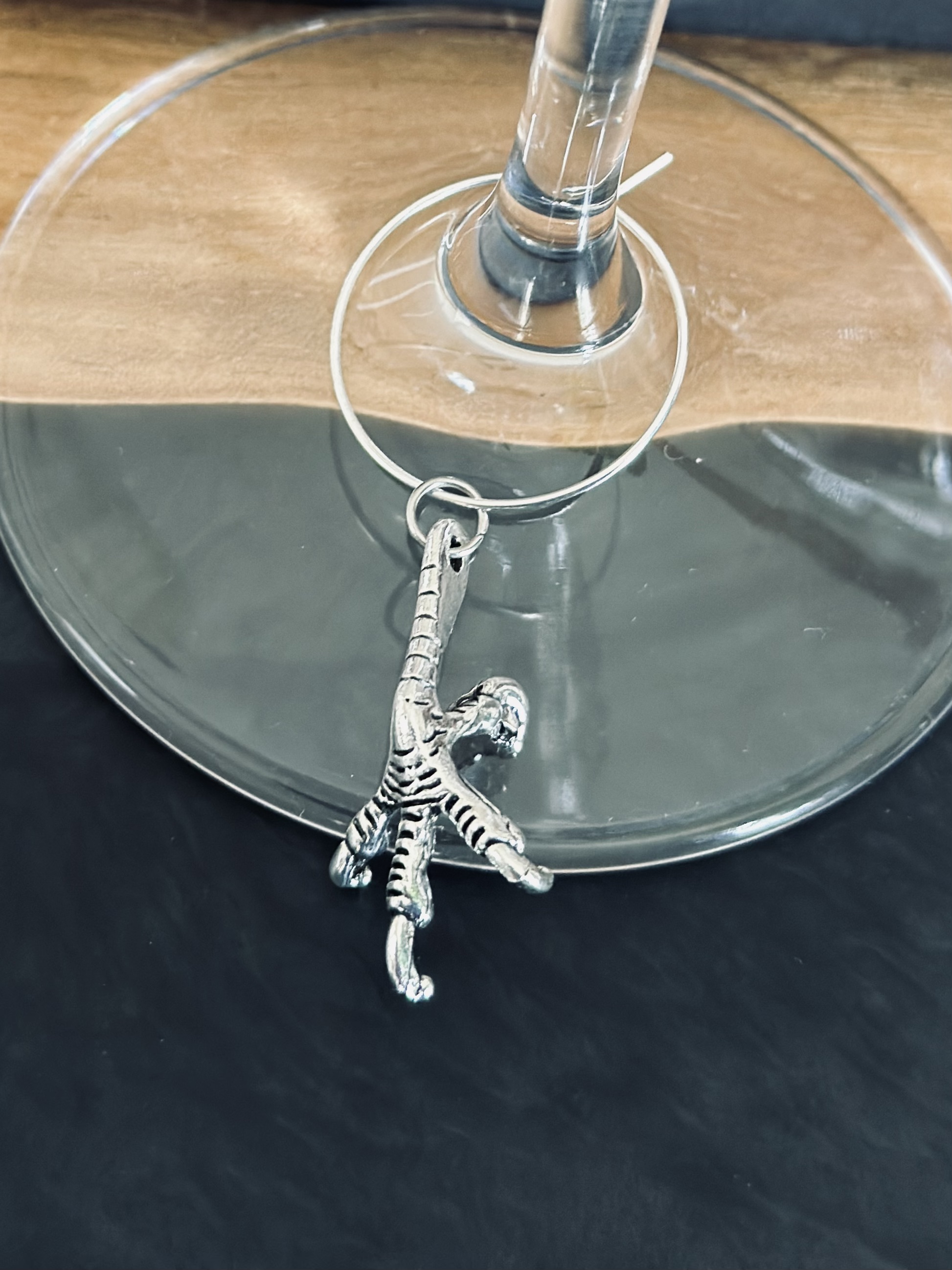 Bird Claw Wine Glass Charm