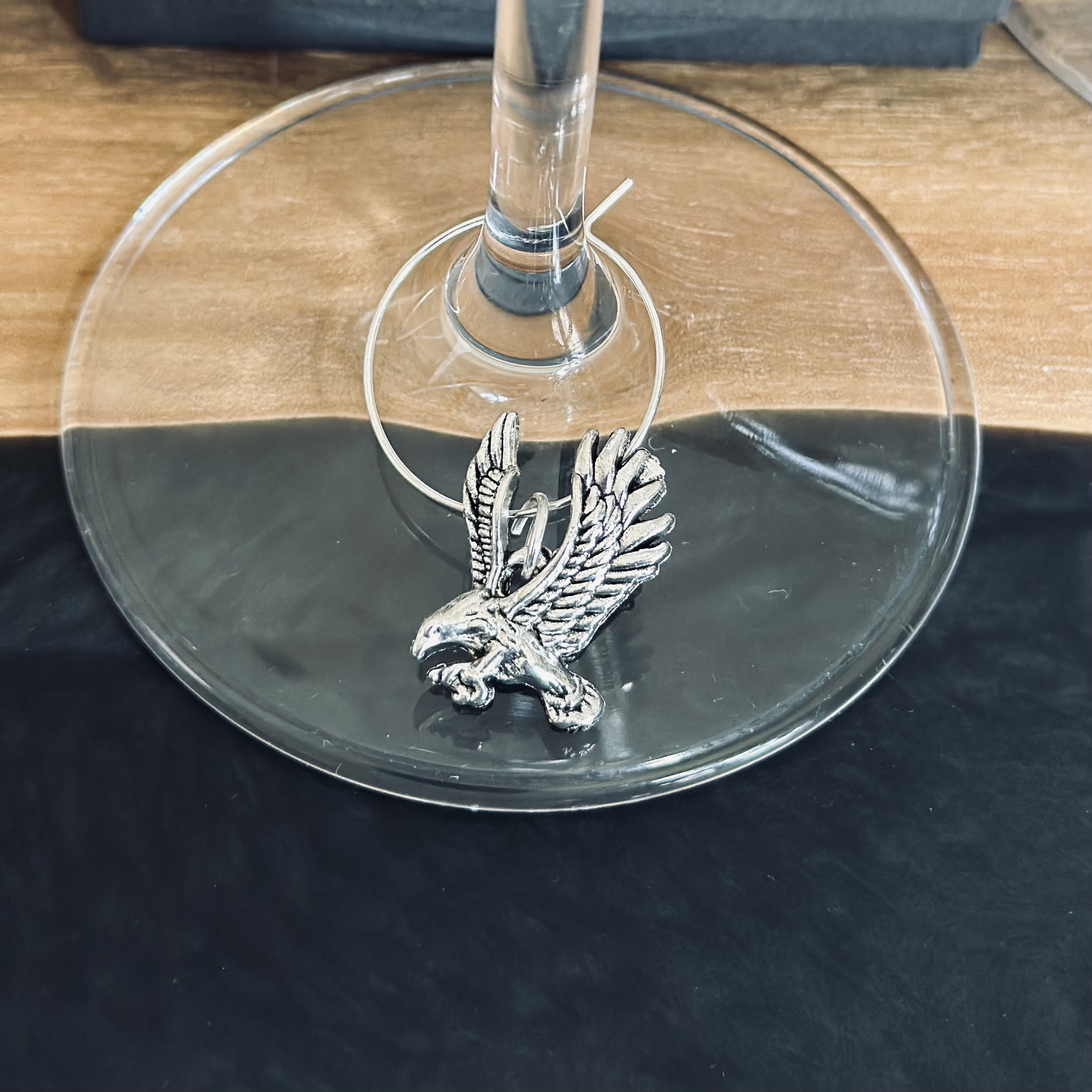 Flying Eagle Wine Charm 