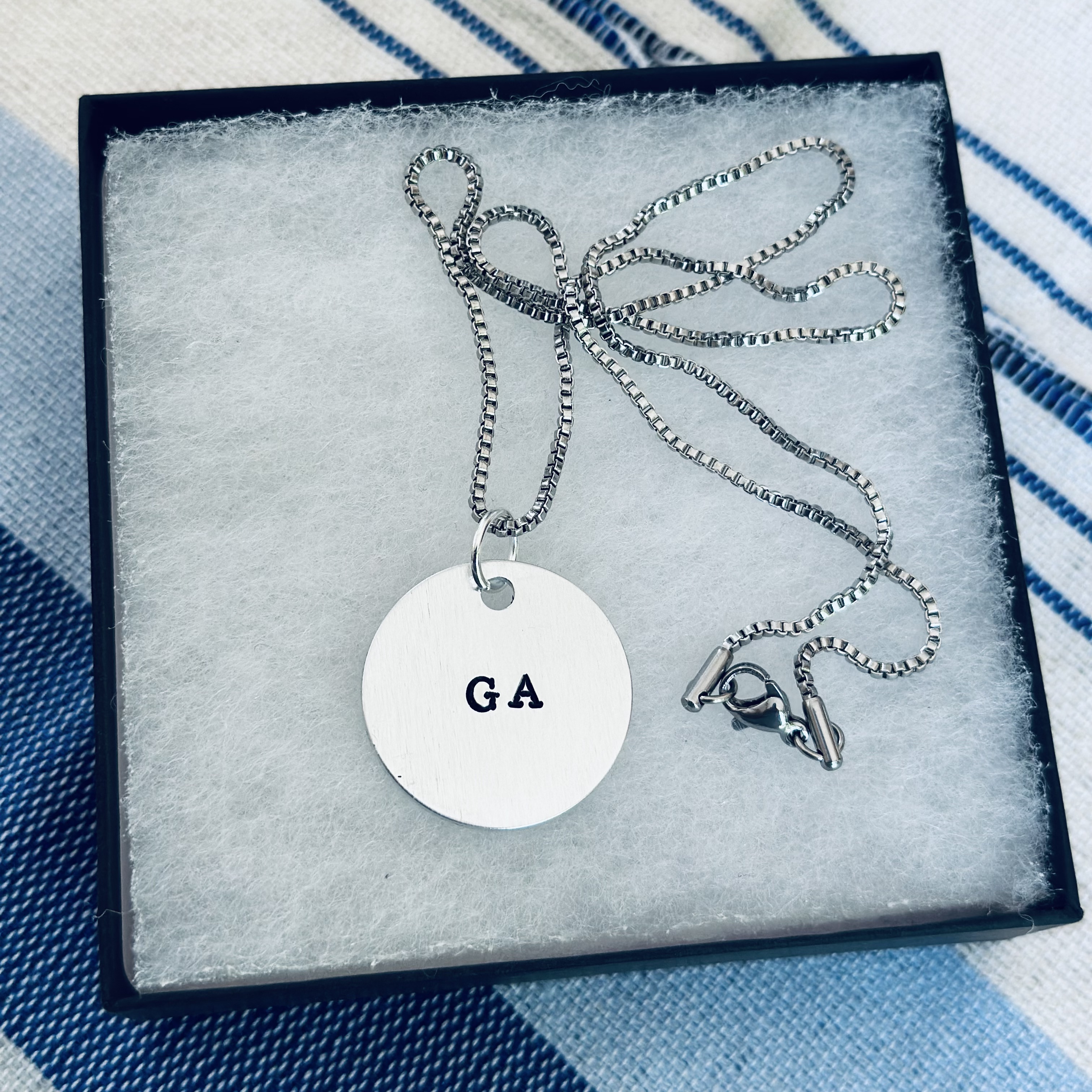 Personalized City Necklace or State Necklace