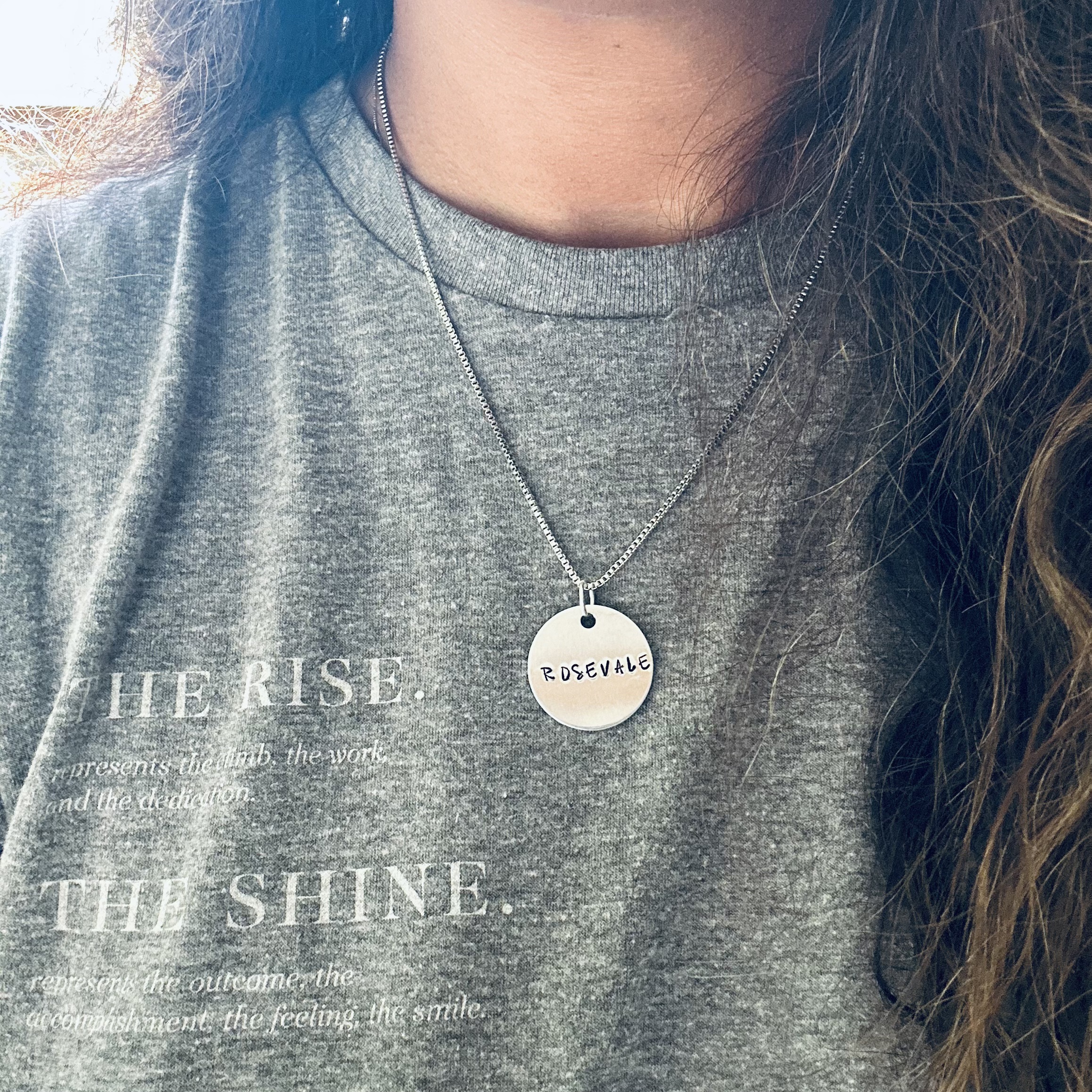 Personalized City Necklace or State Necklace