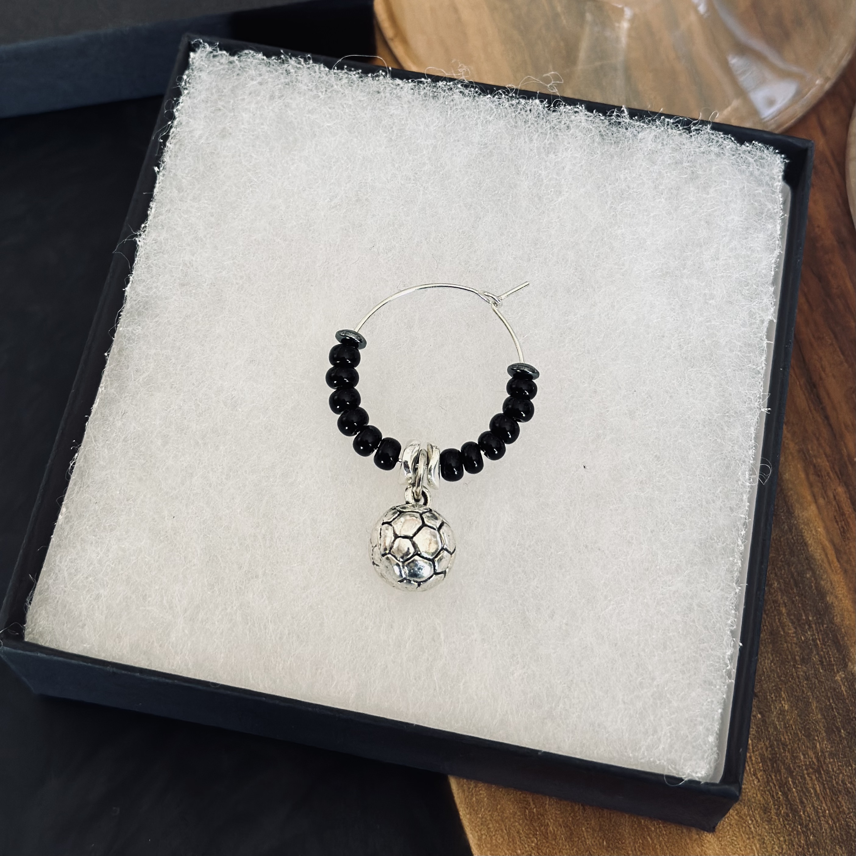 Soccer Wine Charms Set