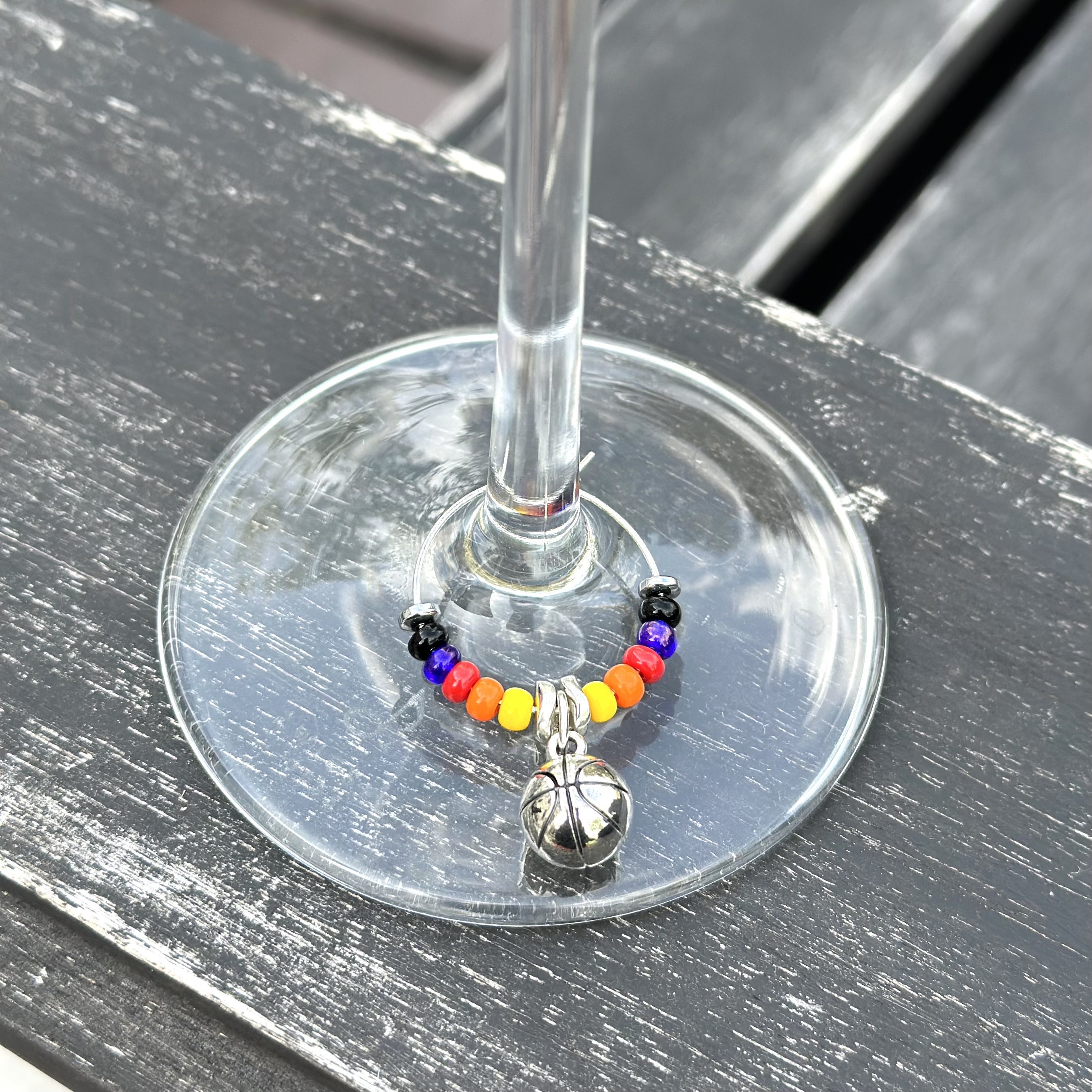 Fully Customizable Basketball Wine Charms