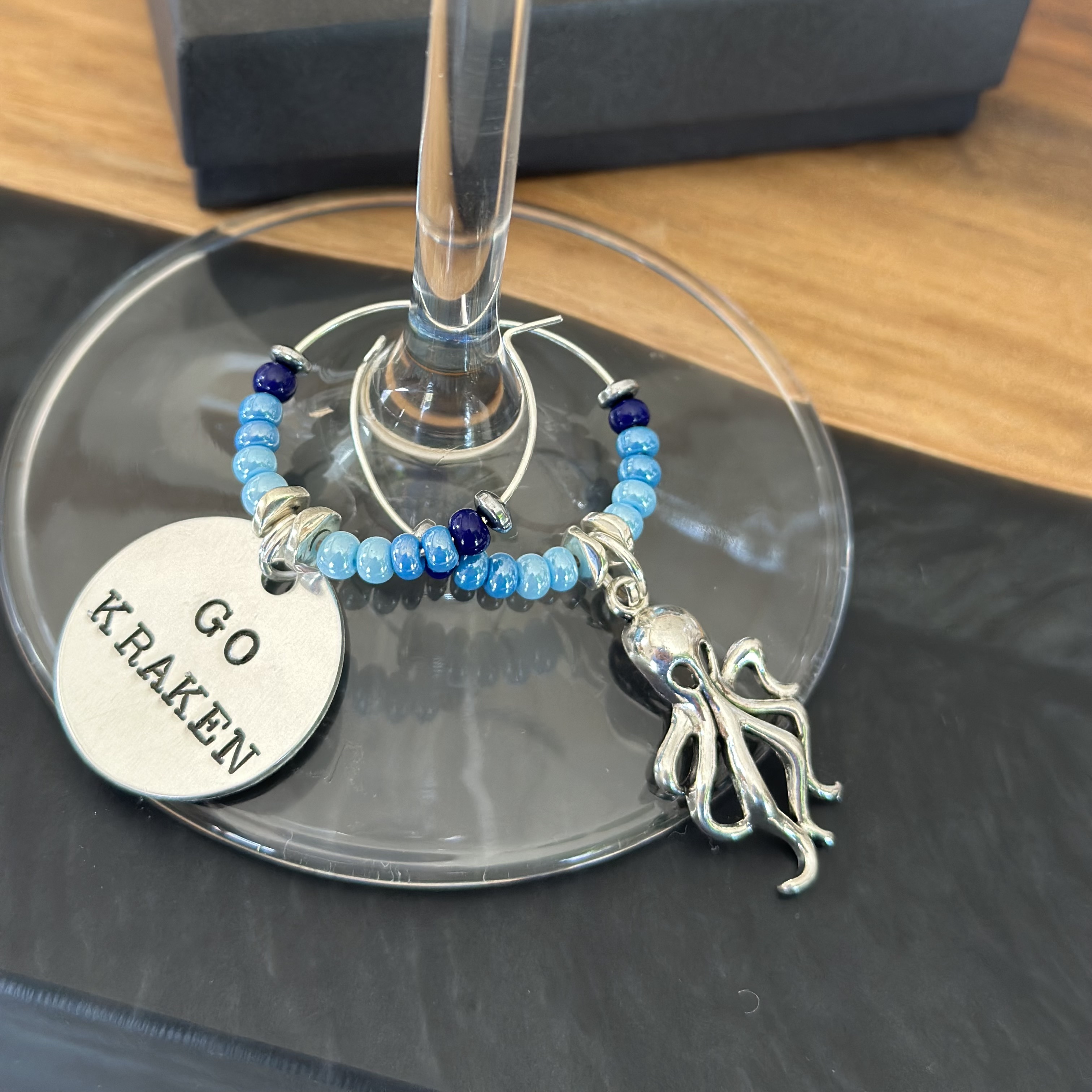 Kraken Wine Charm / Octopus Wine Charm