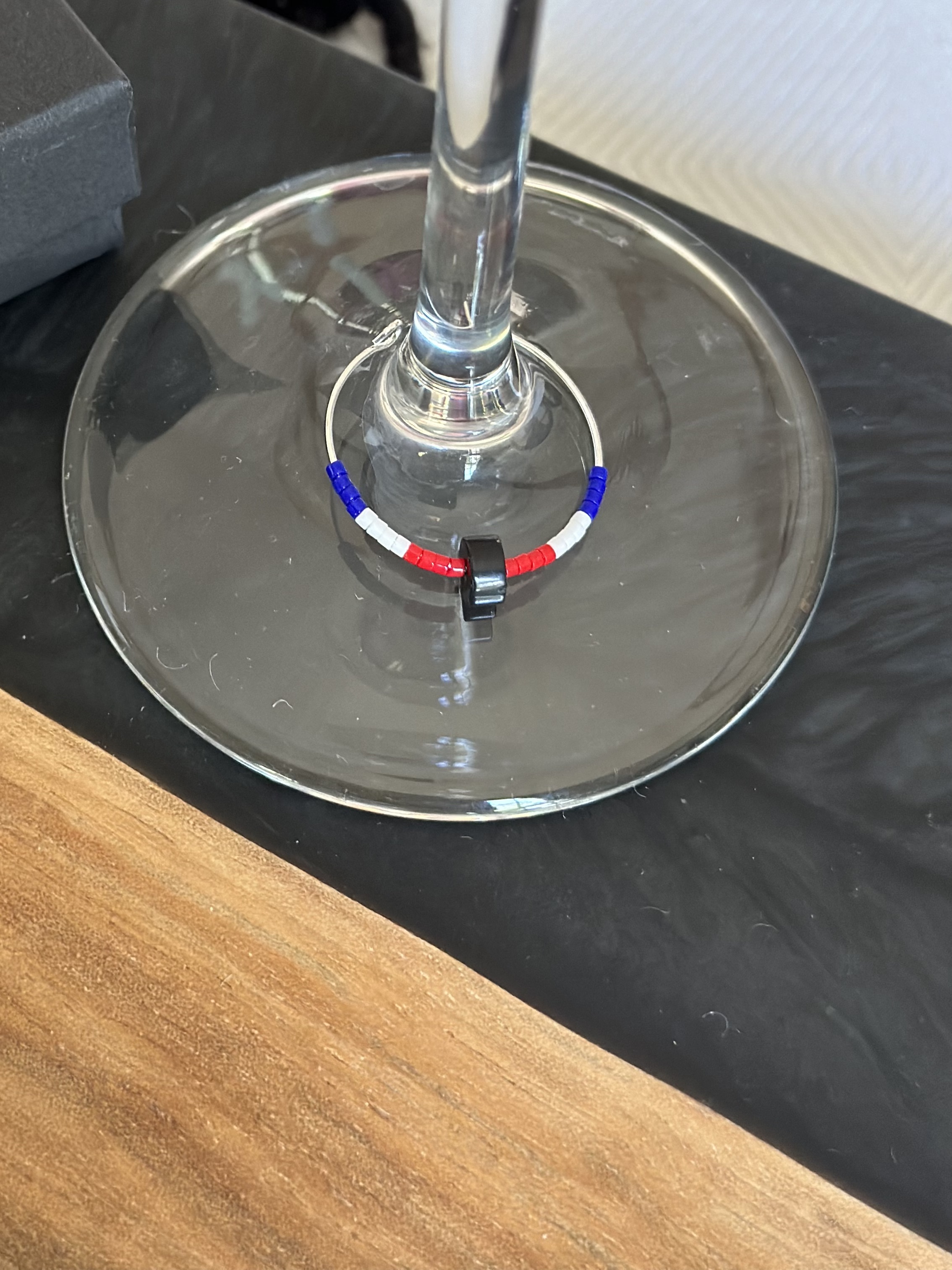 Upgraded Japanese beads for wine charms 