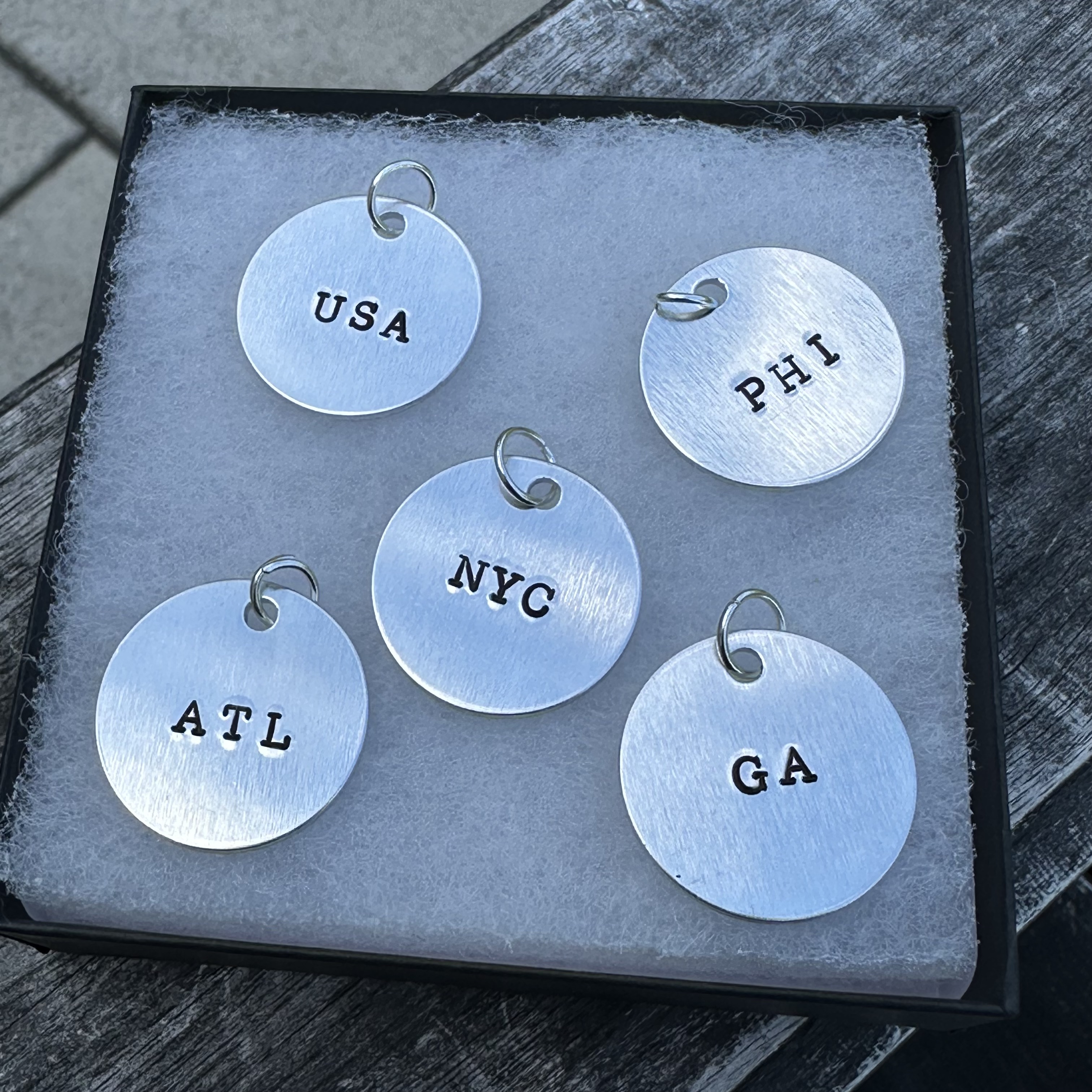 Personalized City Necklace or State Necklace