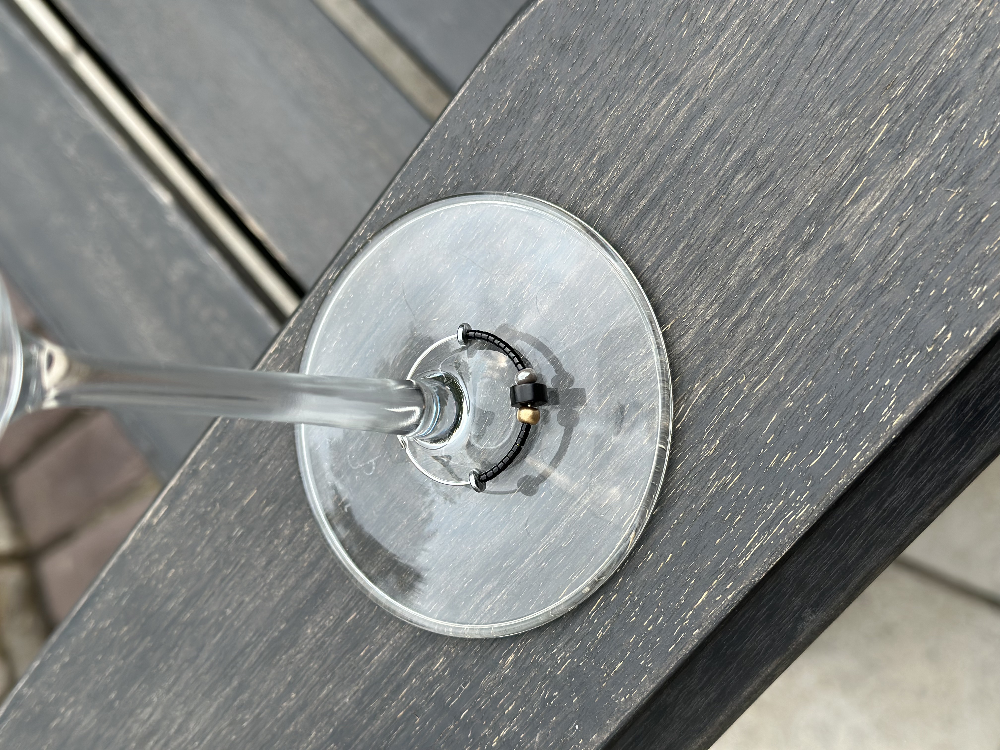 Upgraded Japanese beads for wine charms 