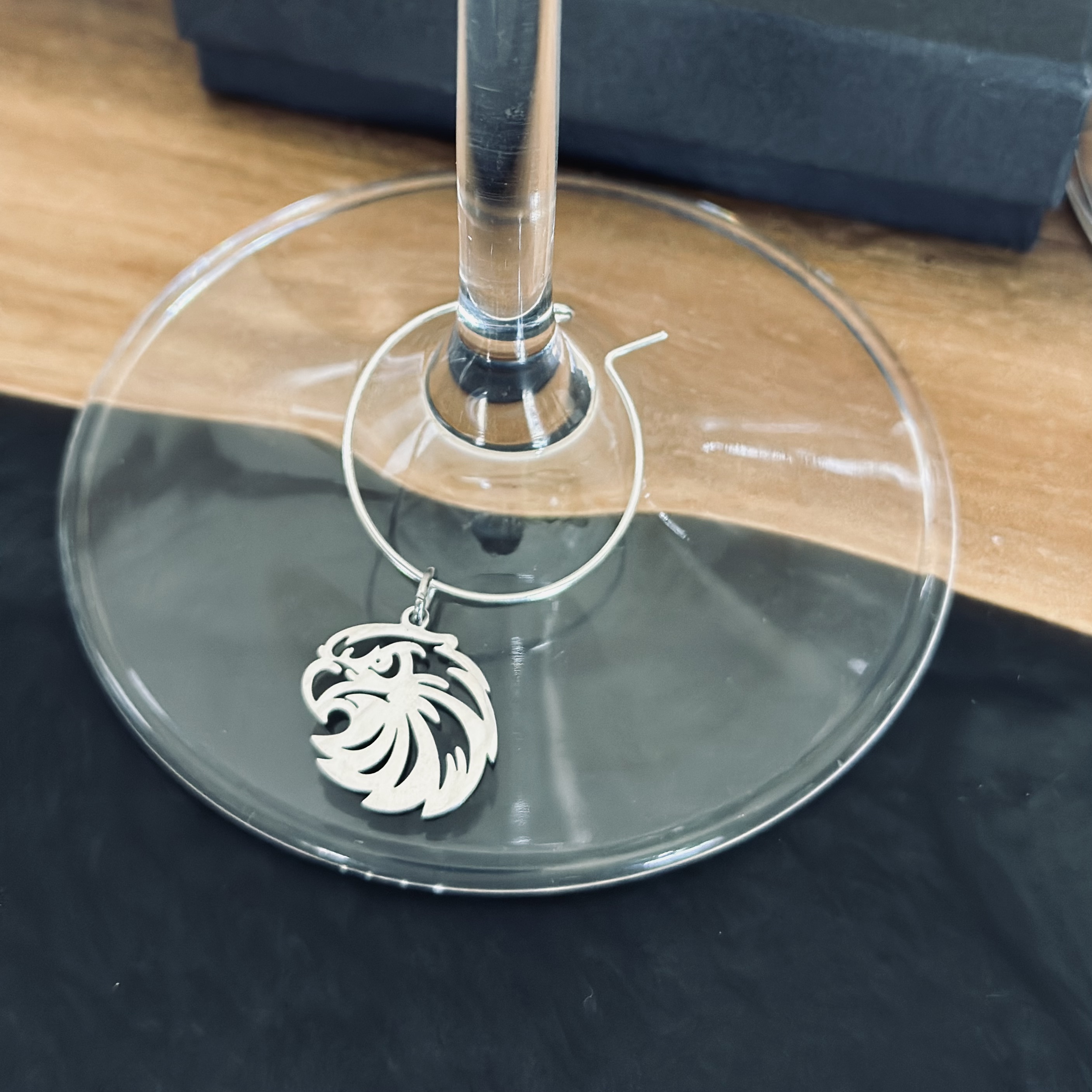 Eagle Wine Charm 