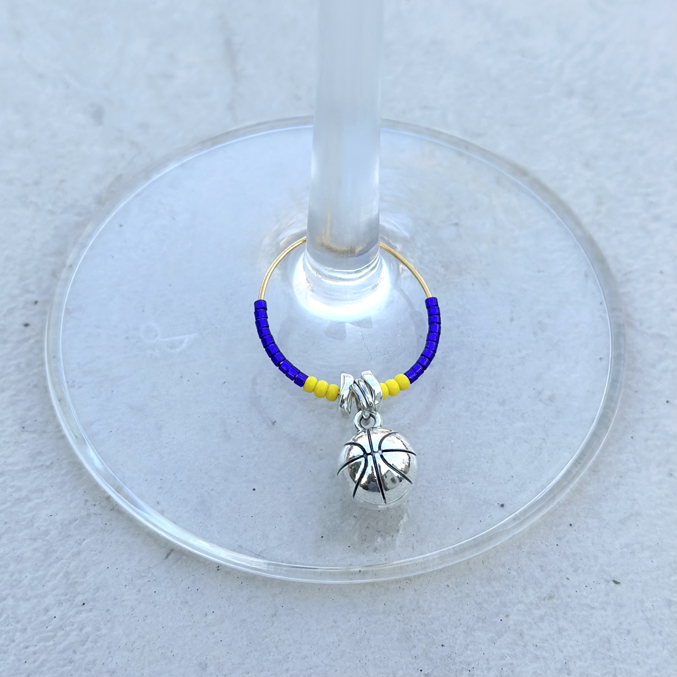 Upgraded Japanese beads for wine charms