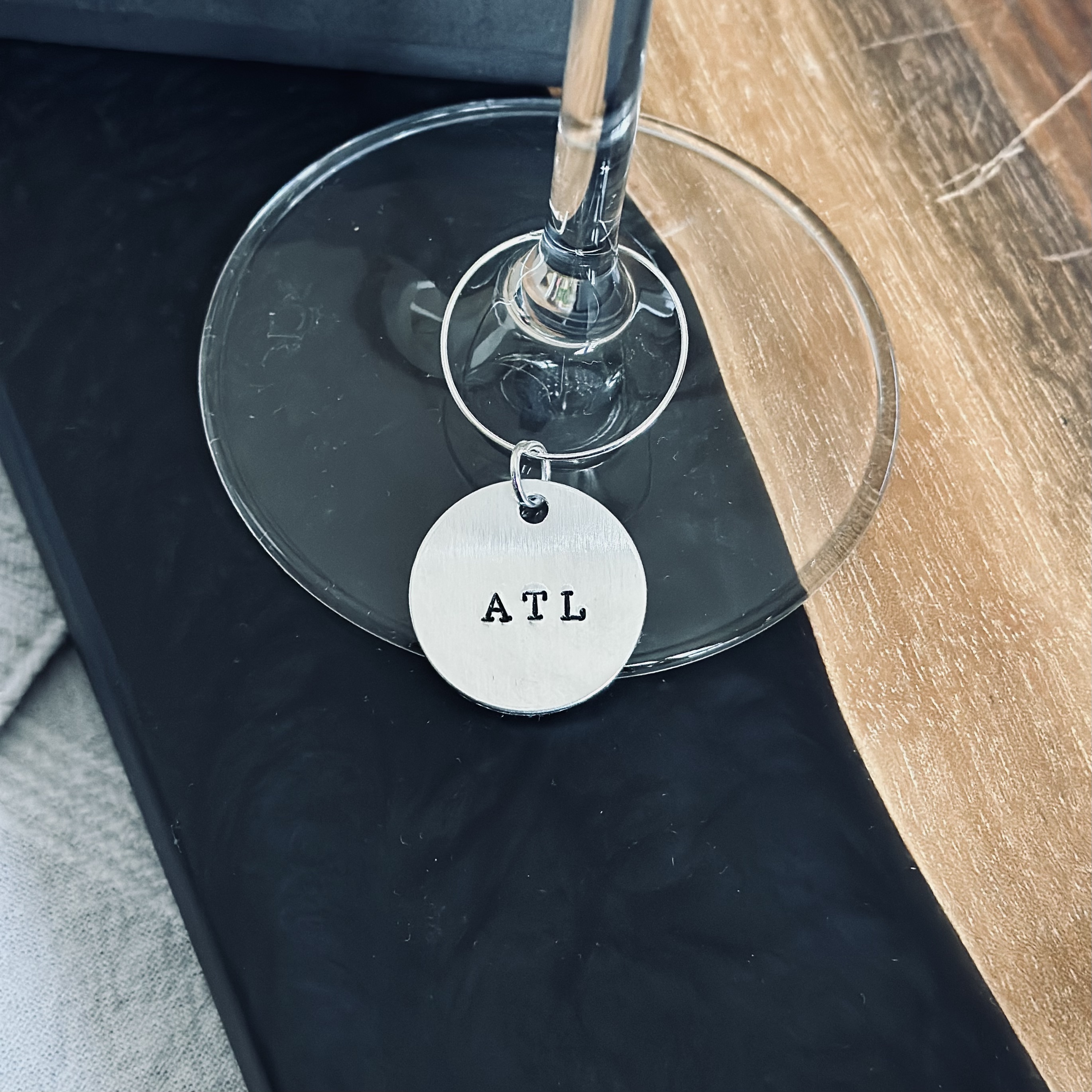 Personalized City Wine Charms and State Wine charms