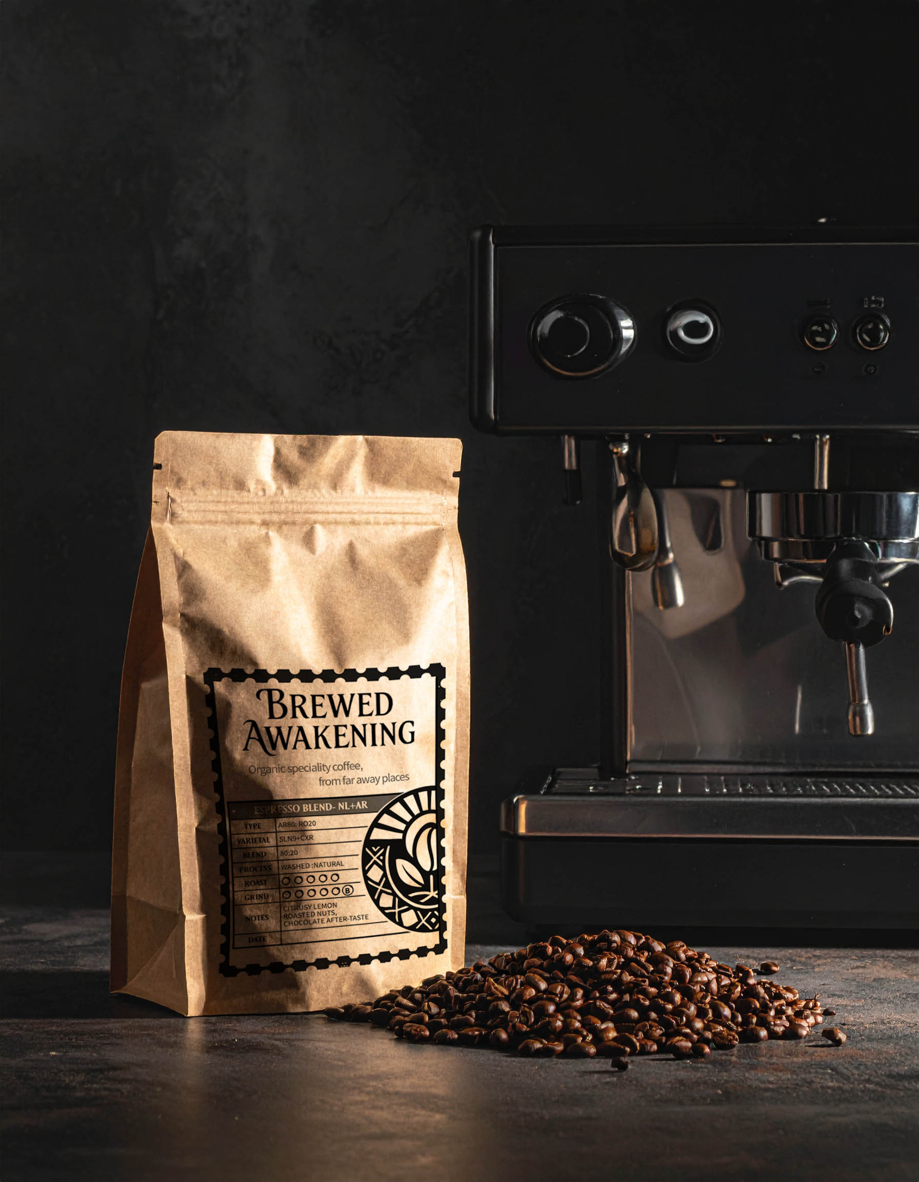 Espresso Blend – smooth espresso, strong character.