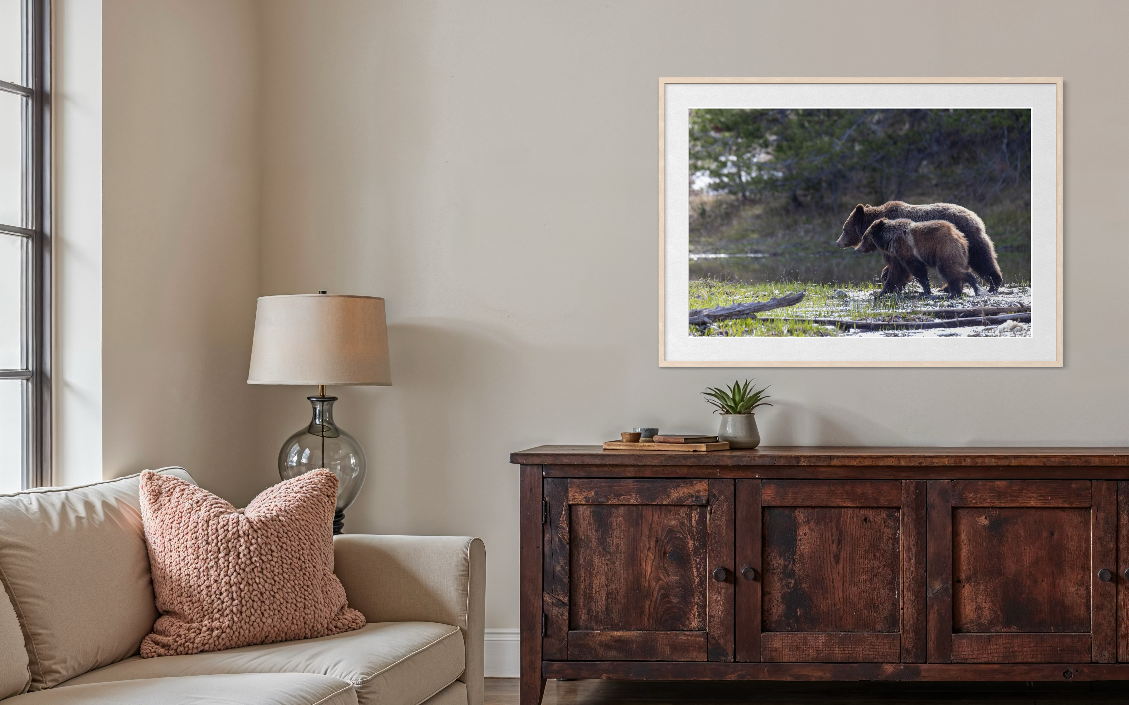 Grizzly Bear 399 with Sprit