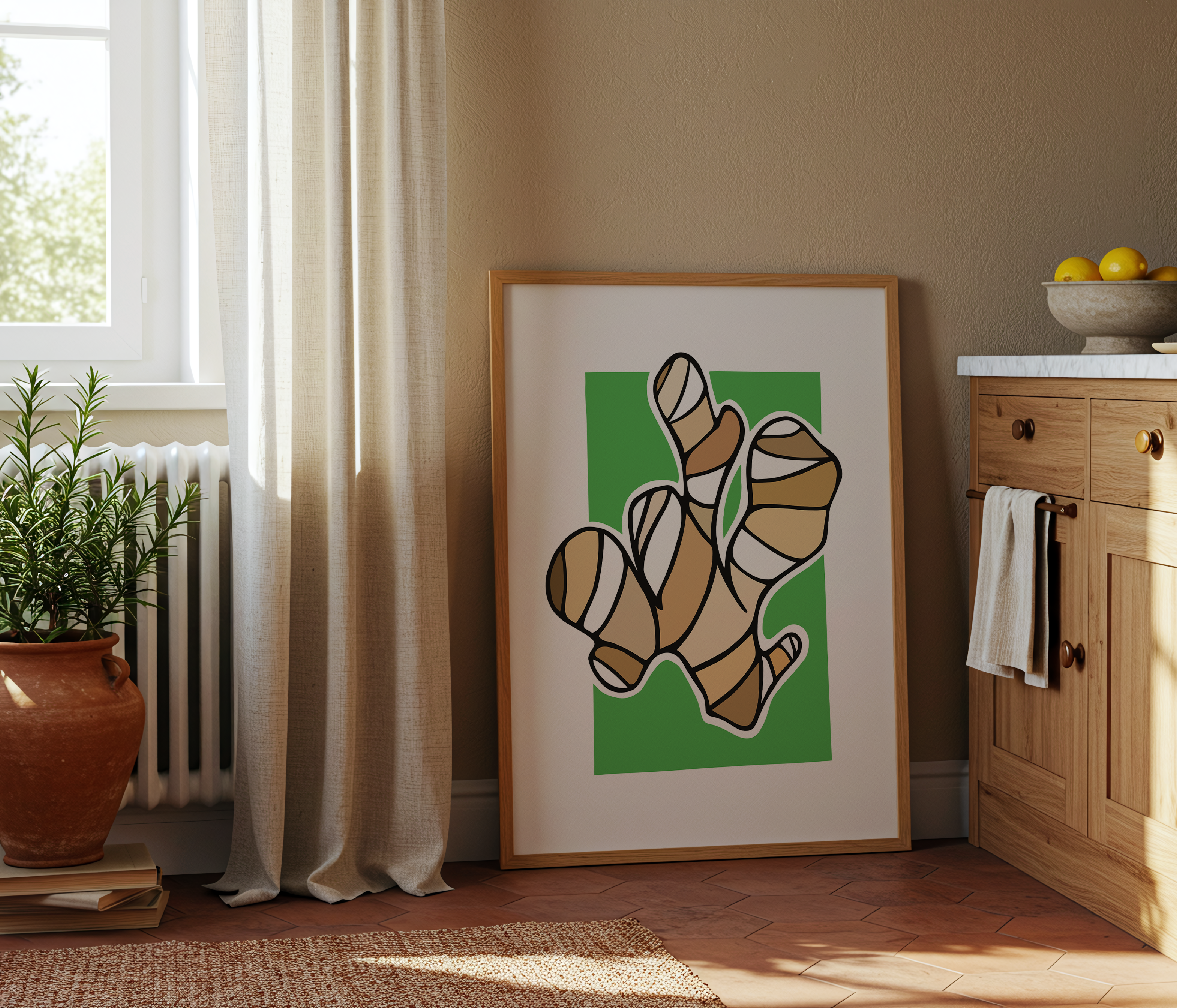 Swirly Ginger (Digital Download)