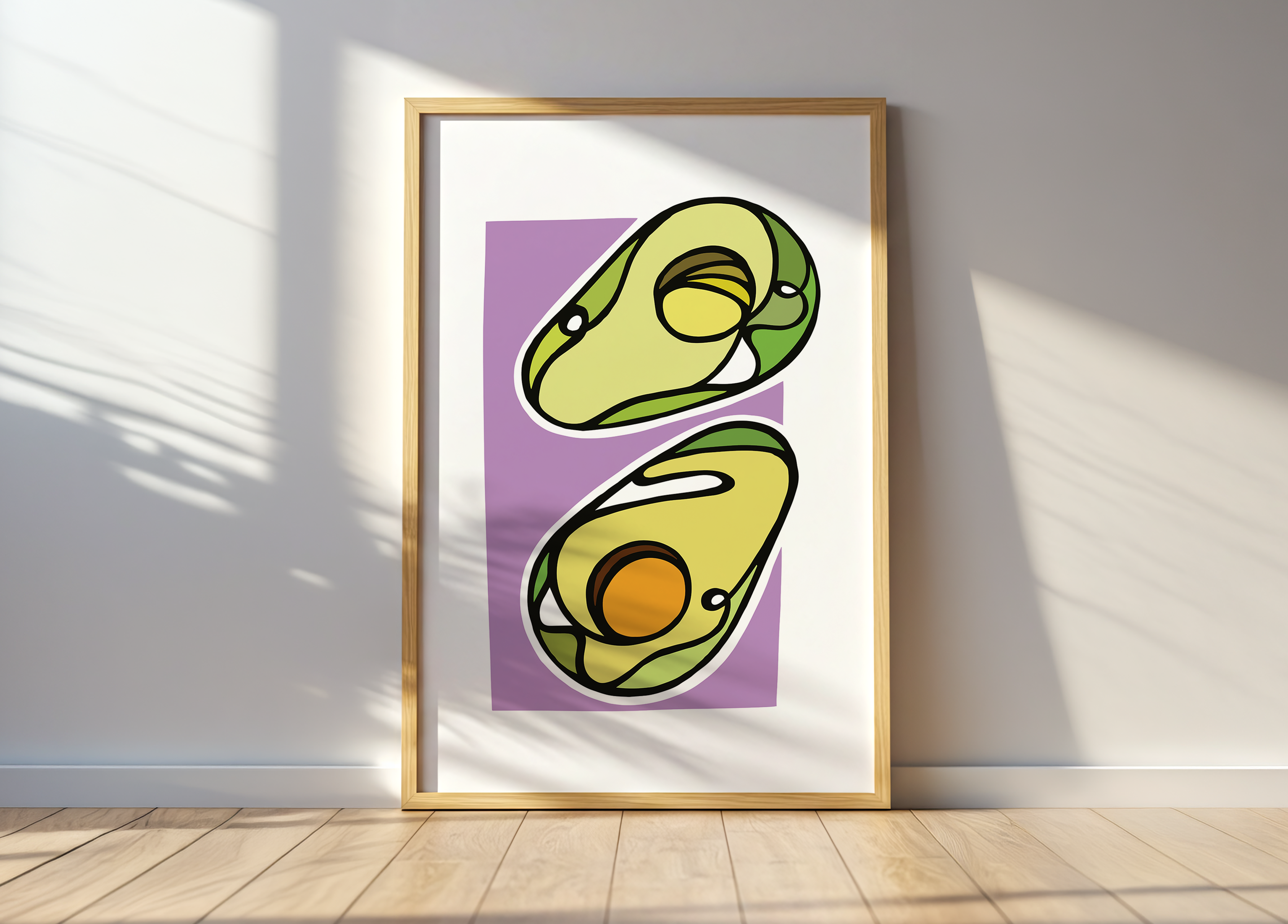 Swirly Avocado (Digital Download)