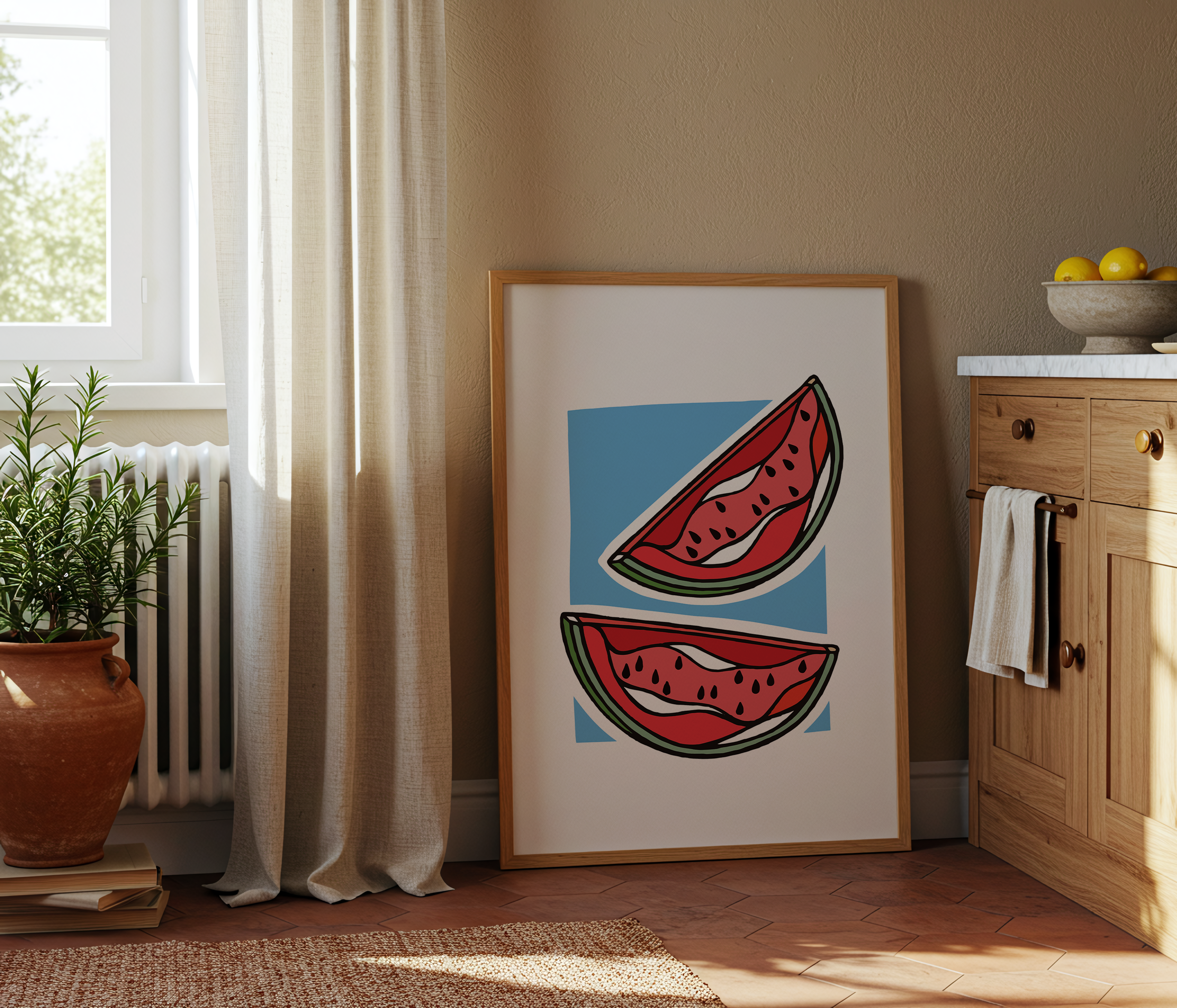 Swirly Watermelon (Digital Download)